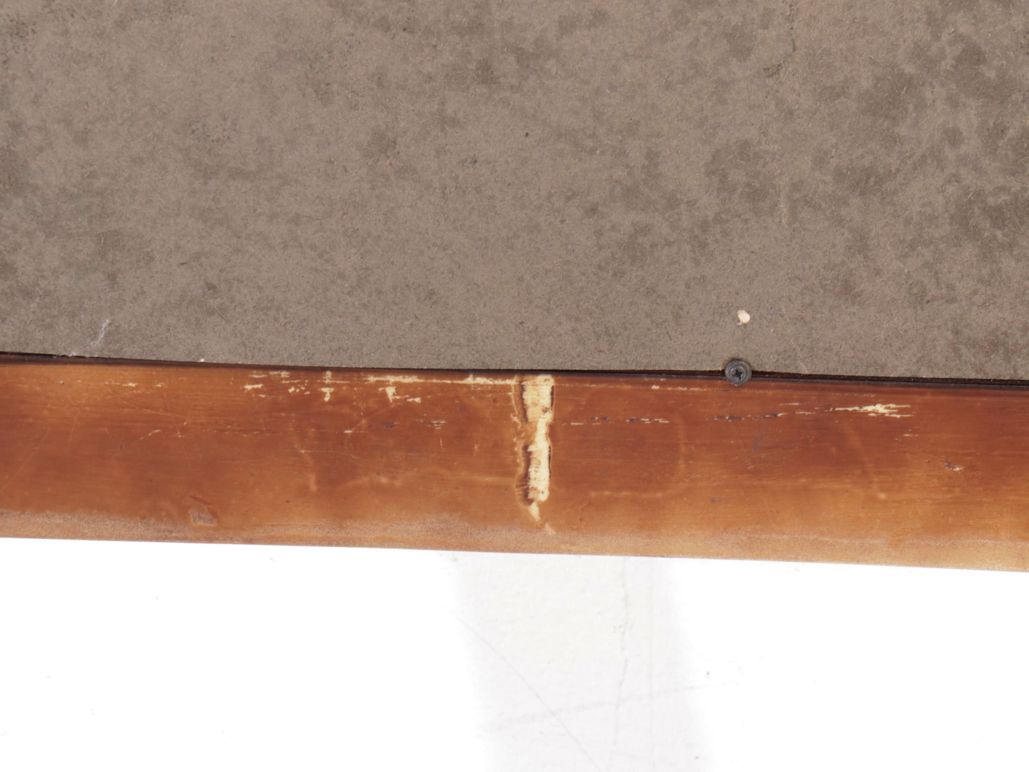 Klaussner Mahogany Finished Dresser and Mirror, 2011