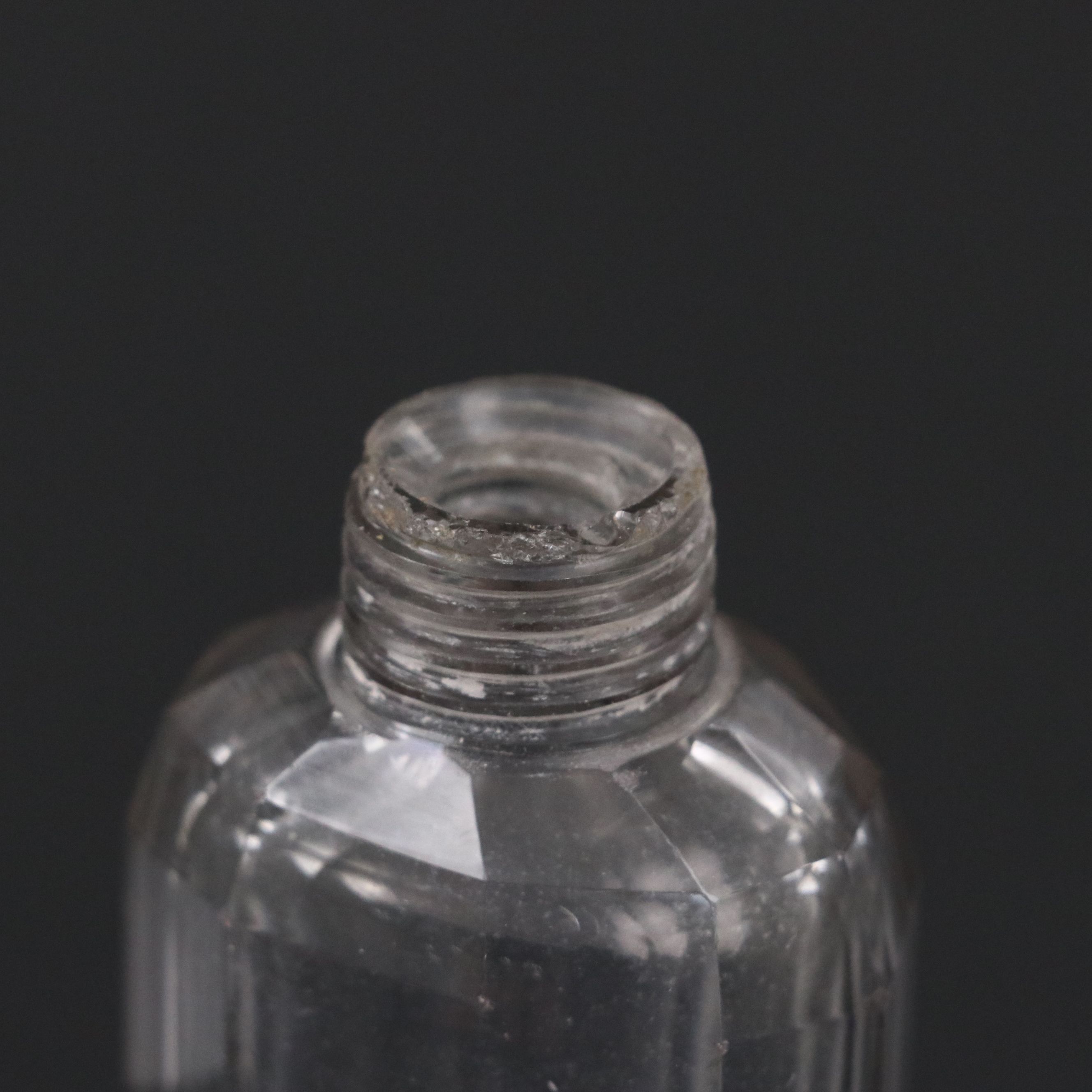 Victorian Sterling Silver and Cut Glass Vanity Jars, Bottles with Mirror