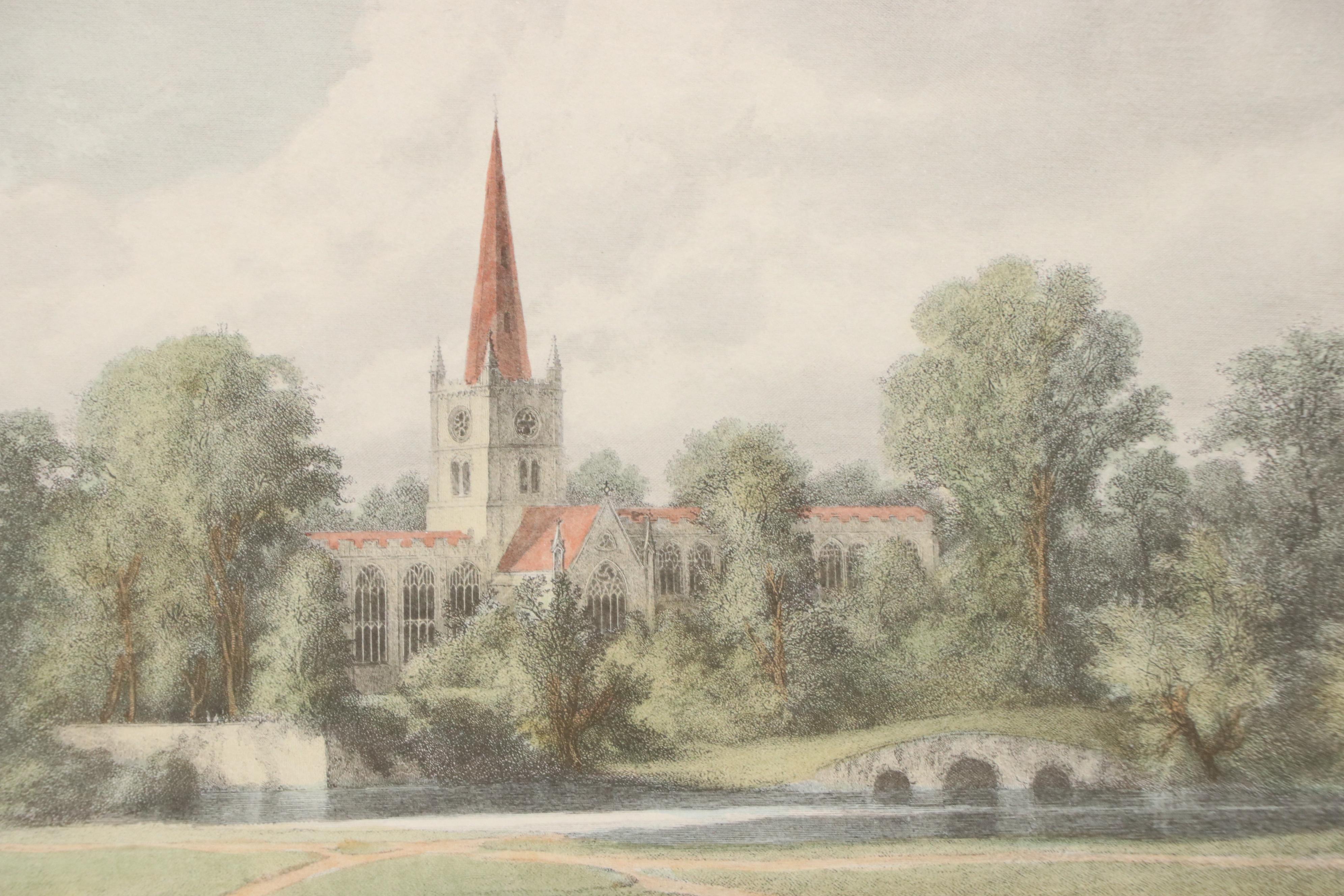 Hand-Colored Halftone Reproduction "Stratford-on-Avon"