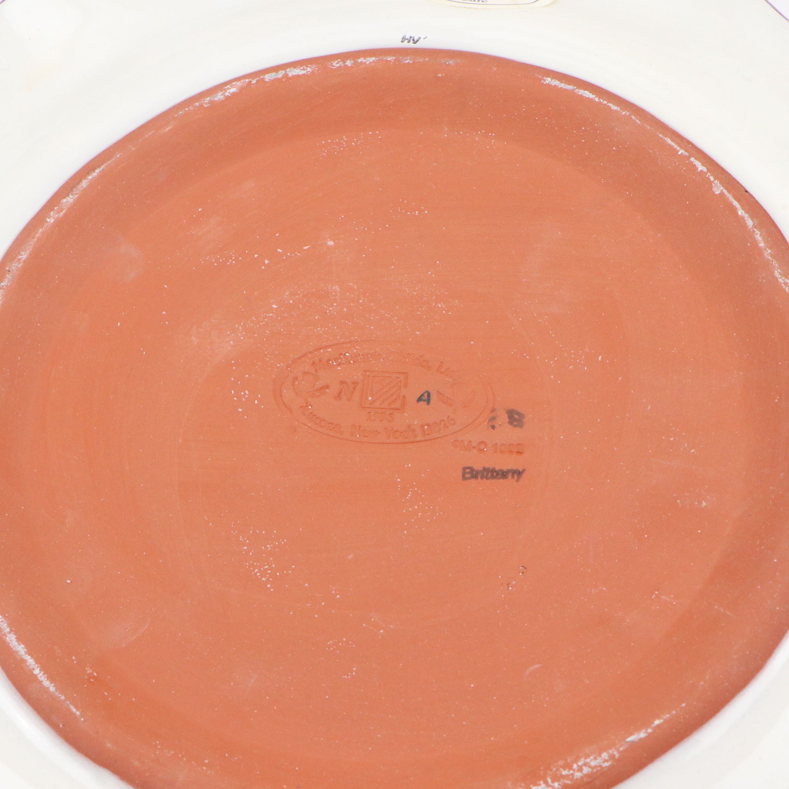 MacKenzie-Childs Victoria and Richard Ruffled Round Ceramic Platters