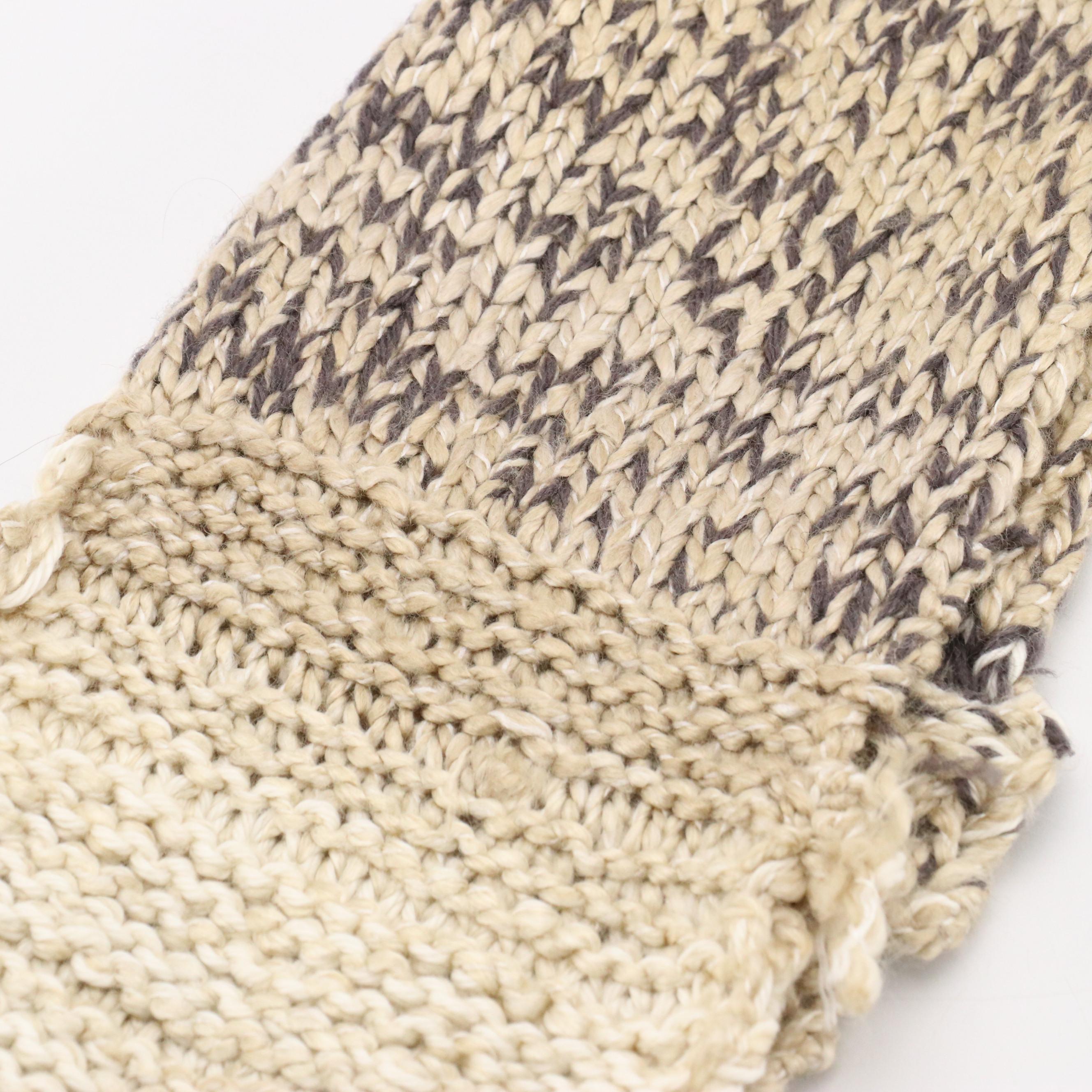 Hand-Knitted and Other Knit Narrow Scarves