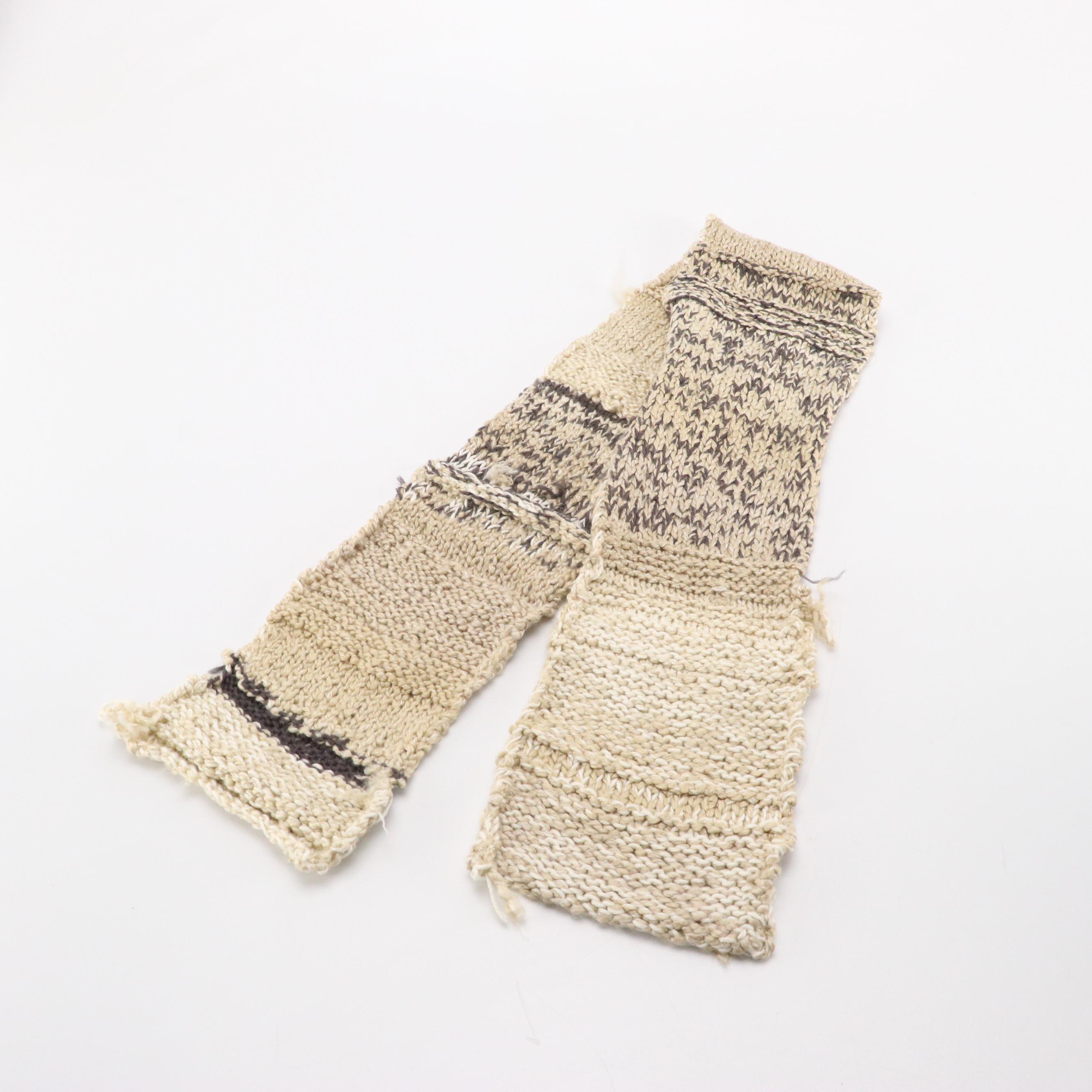 Hand-Knitted and Other Knit Narrow Scarves