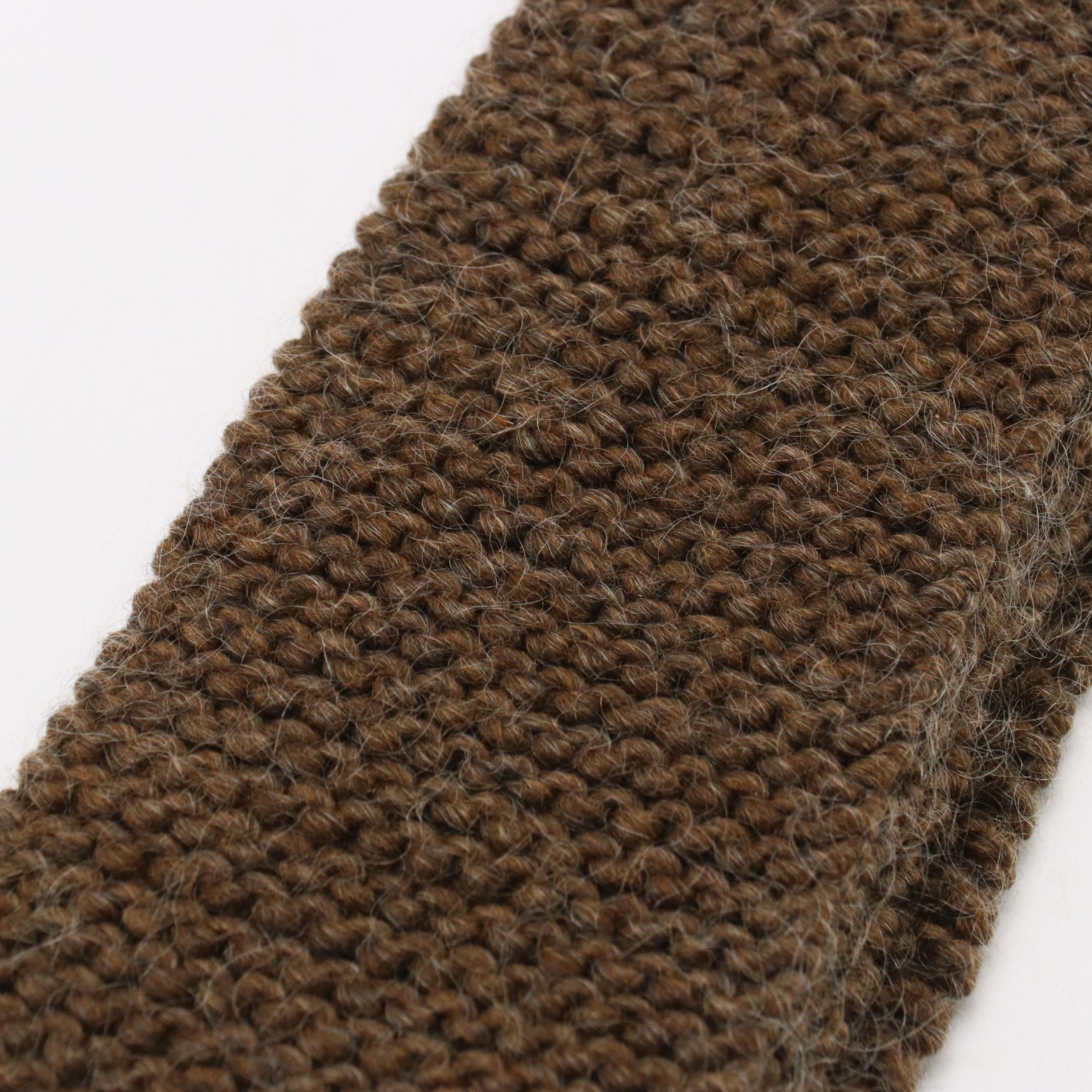 Hand-Knitted and Other Knit Narrow Scarves