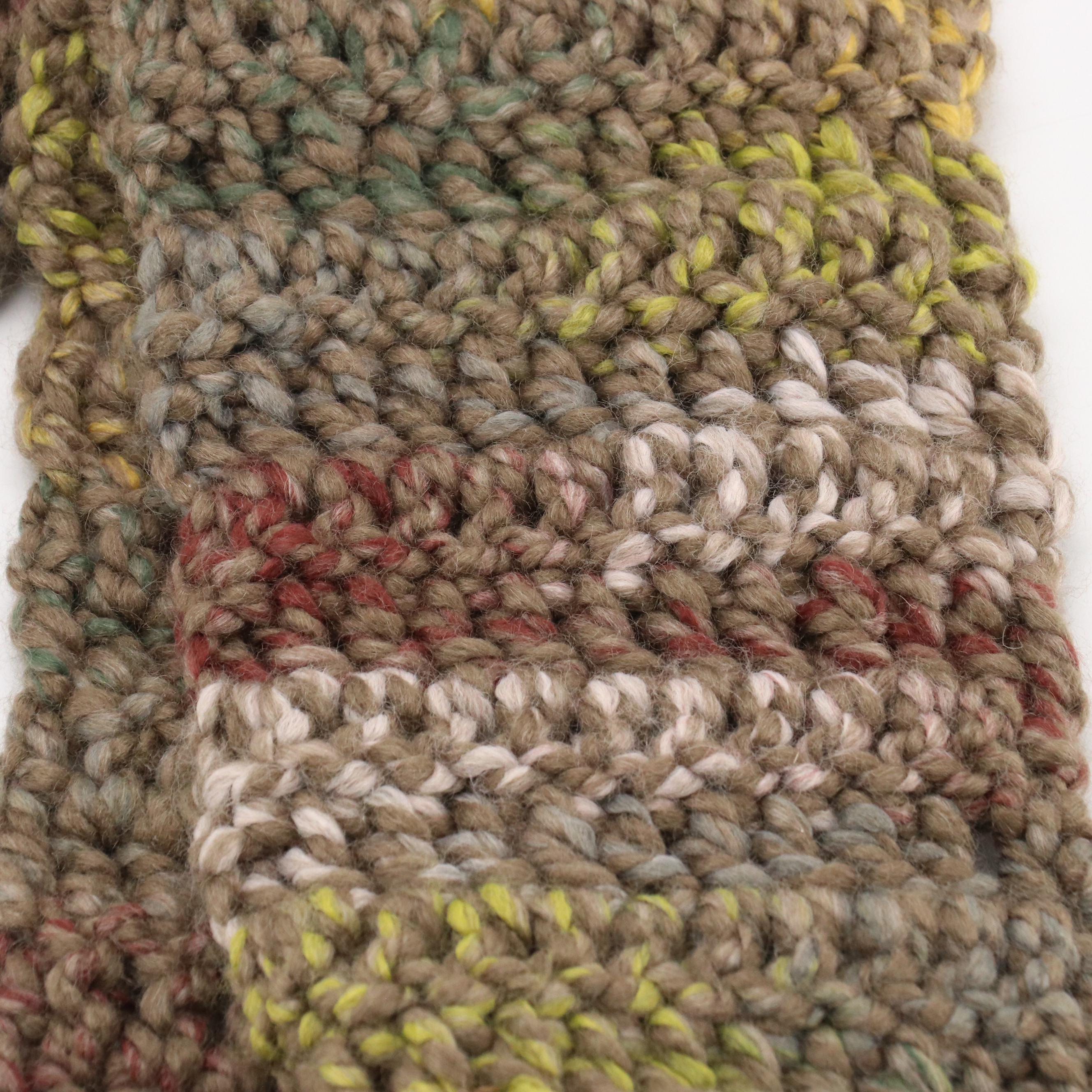 Hand-Knitted and Other Knit Narrow Scarves
