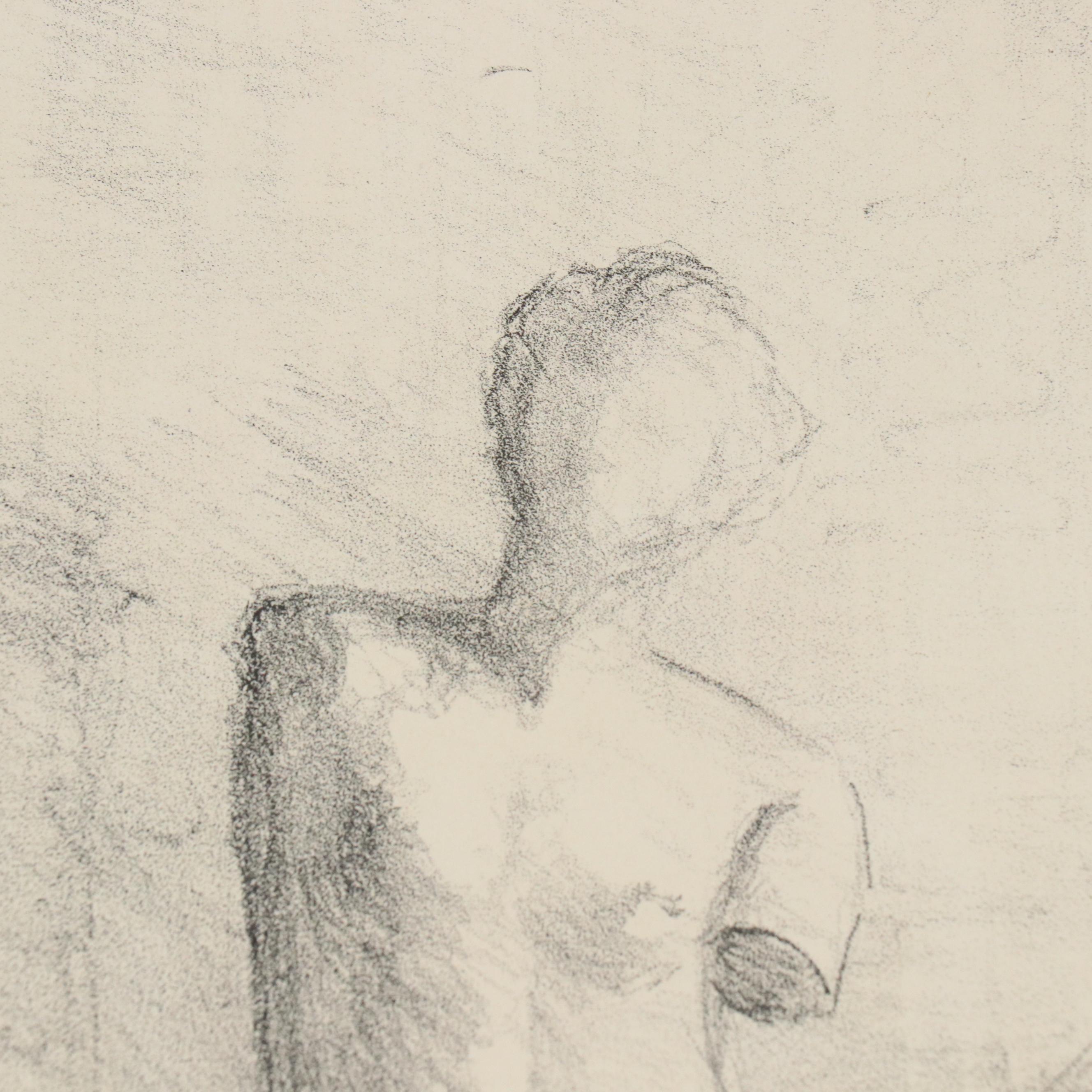 Winston Price Collection of Figural Stone Lithographs, Mid-20th Century