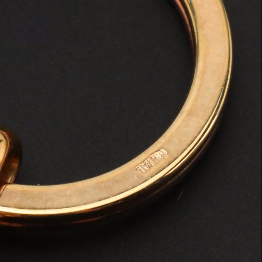 Montblanc Black Onyx Key Ring