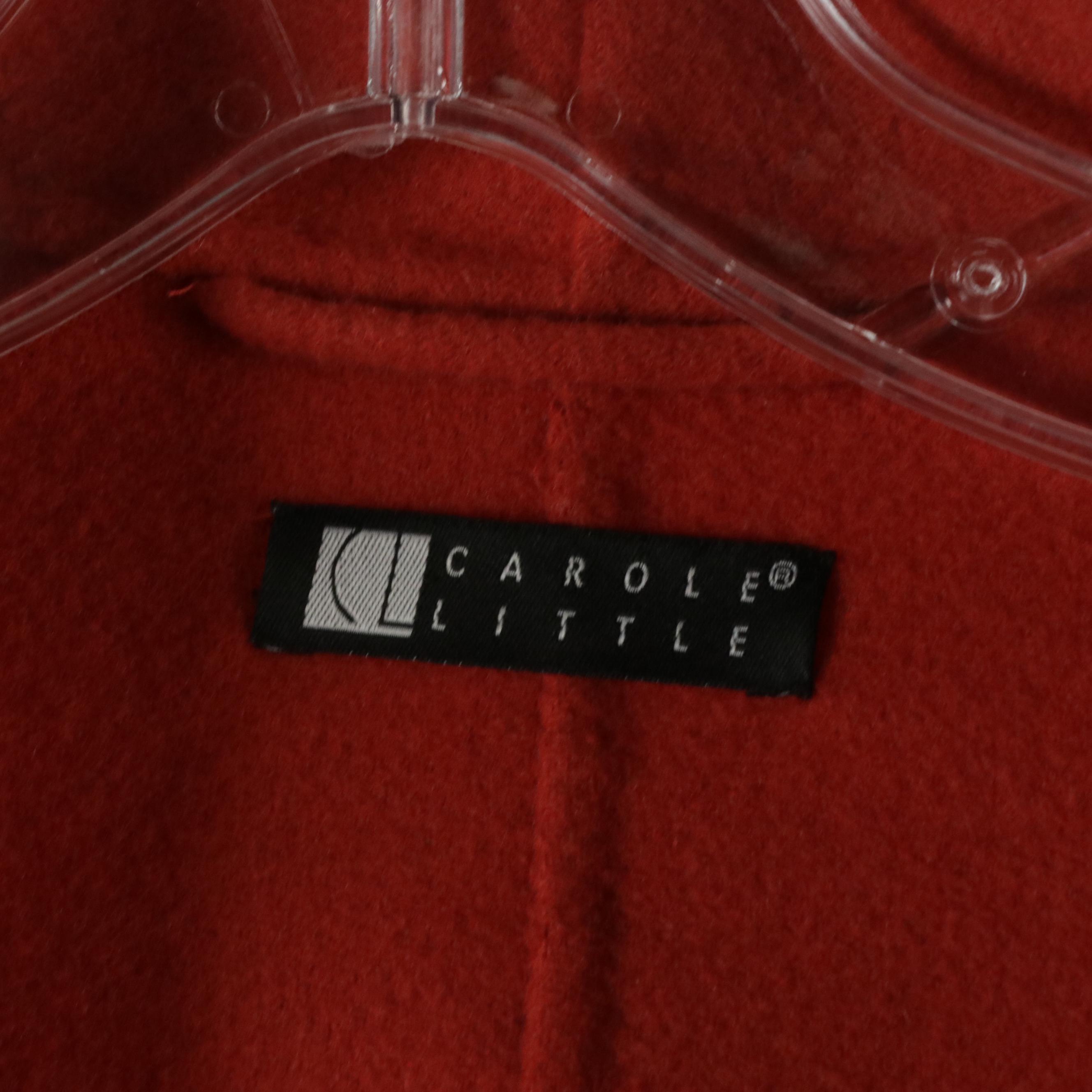 Carole Little and Other Reversible Wool Coat, New Collection Hooded Zip Jacket