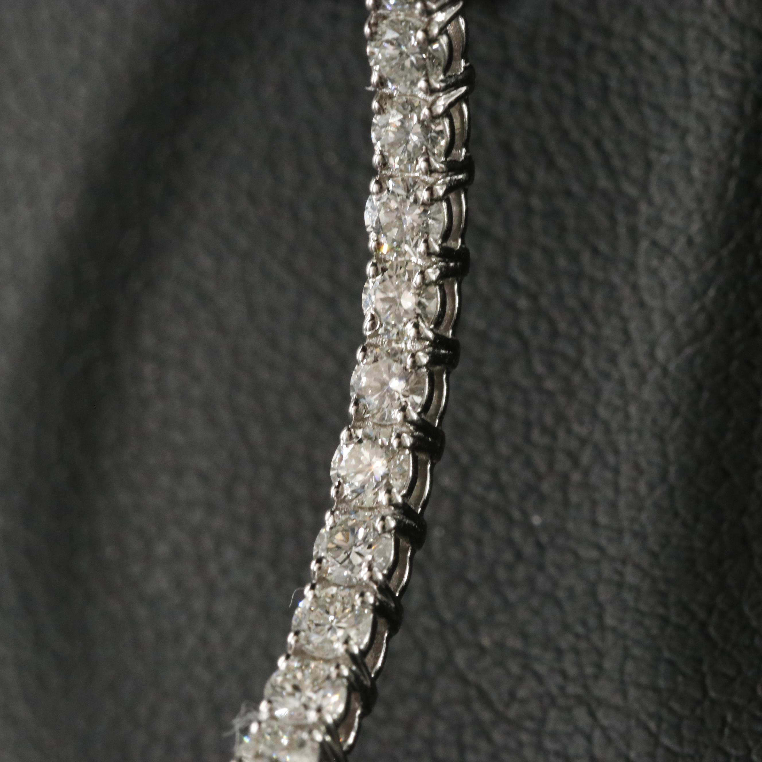 Platinum 2.87 CTW Diamond Inside Out Hoop Earrings