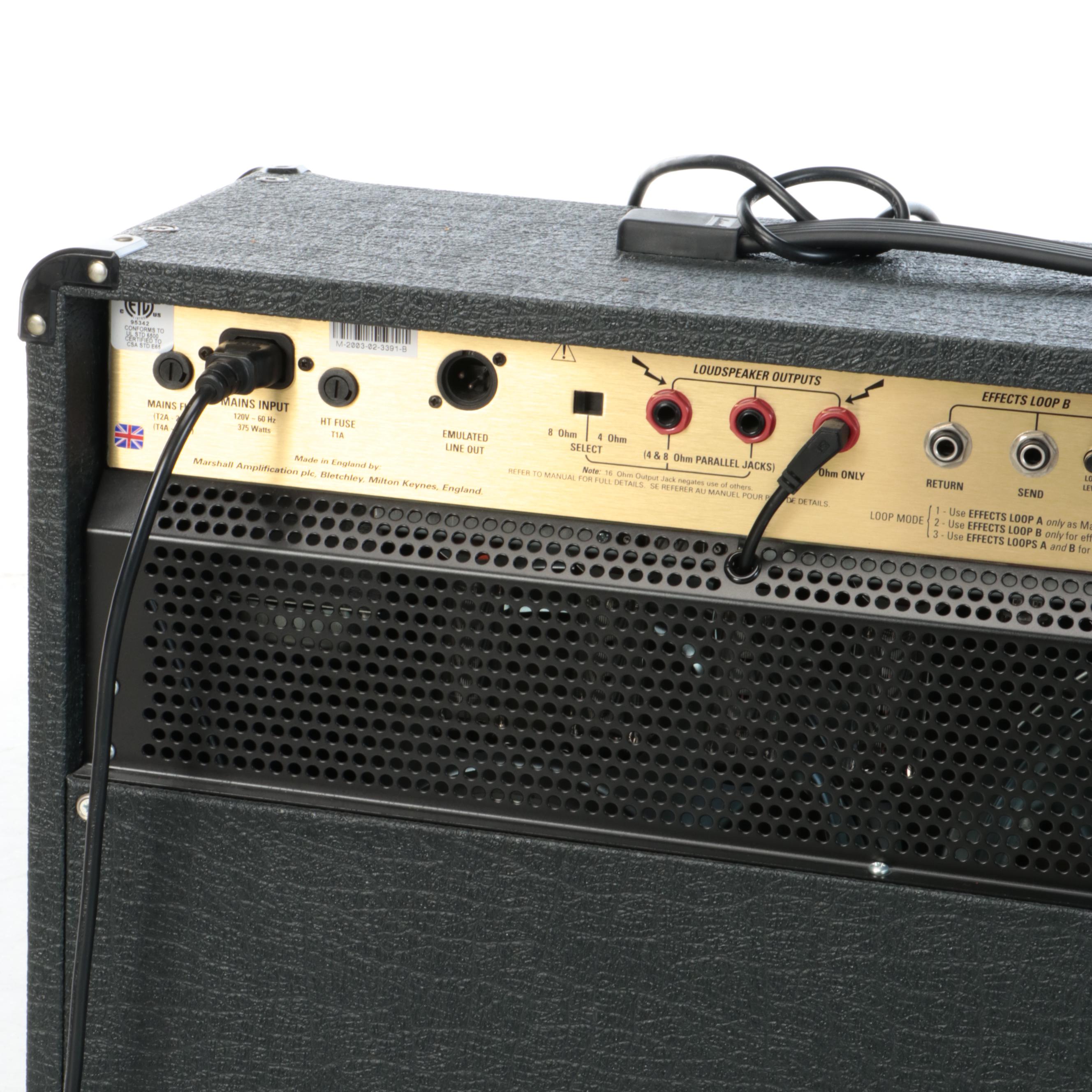 Marshall Tube Combo Amplifier with Fretrest Guitar Stand