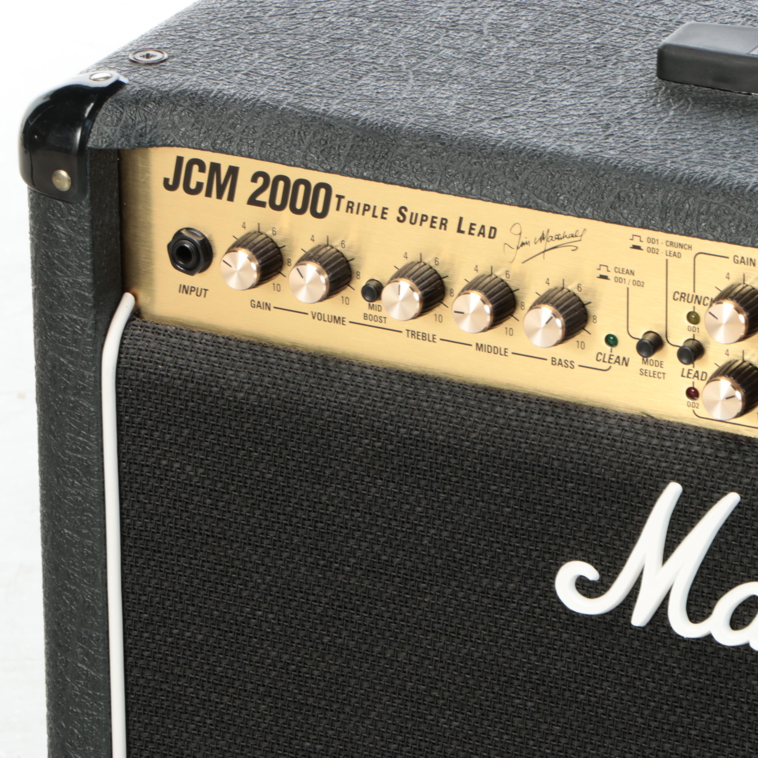 Marshall Tube Combo Amplifier with Fretrest Guitar Stand