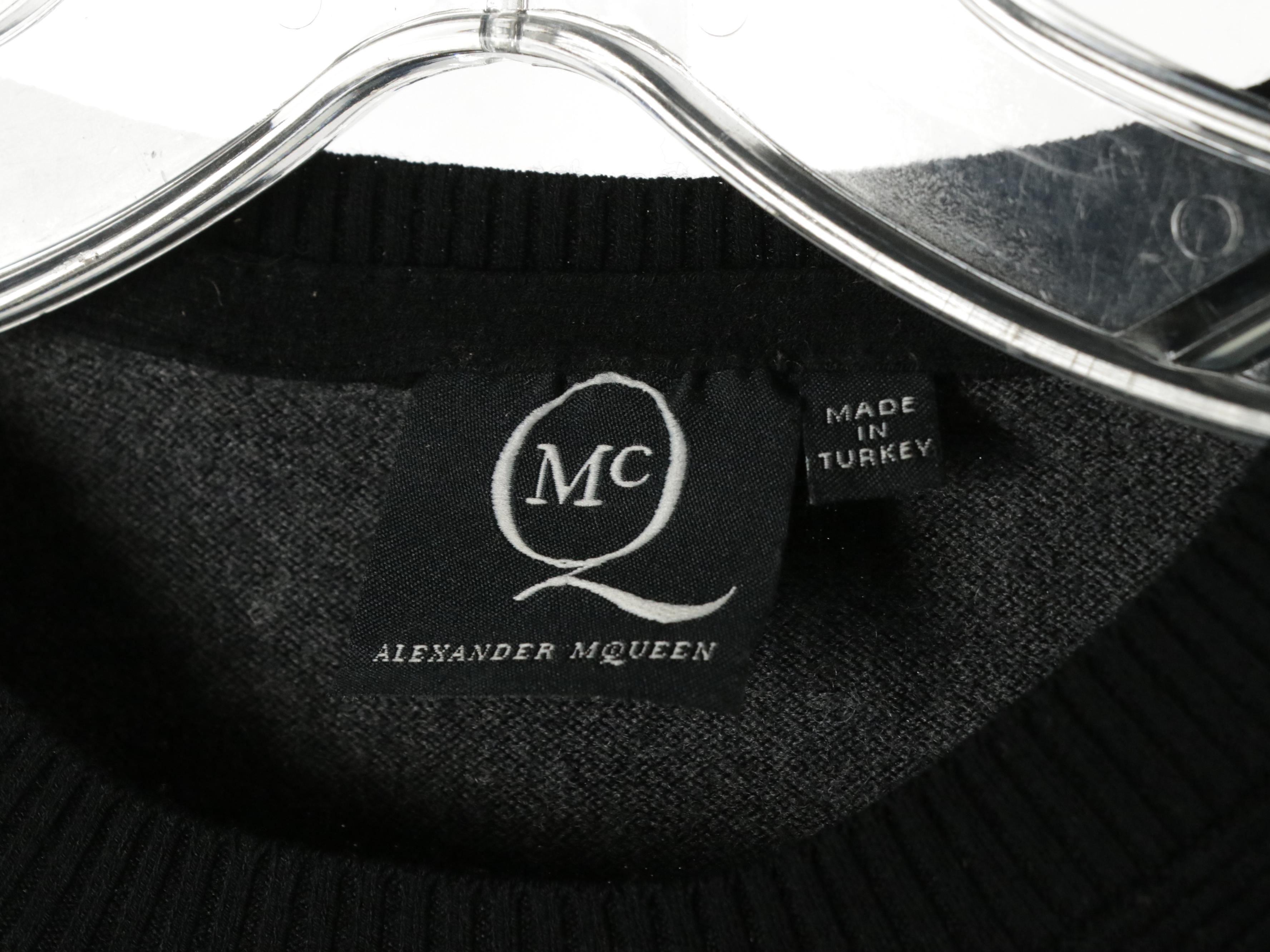 Alexander McQueen Wool Sweater & Long Sleeve Top With InterMix Cashmere Sweater