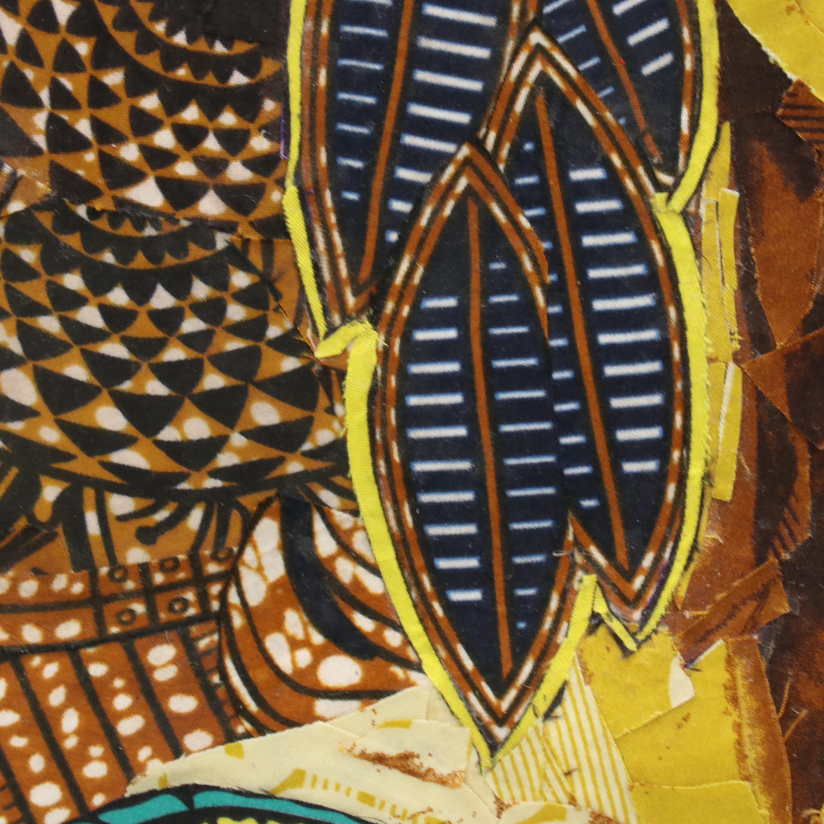 Stylized Collage Portrait "Beauty," 2023