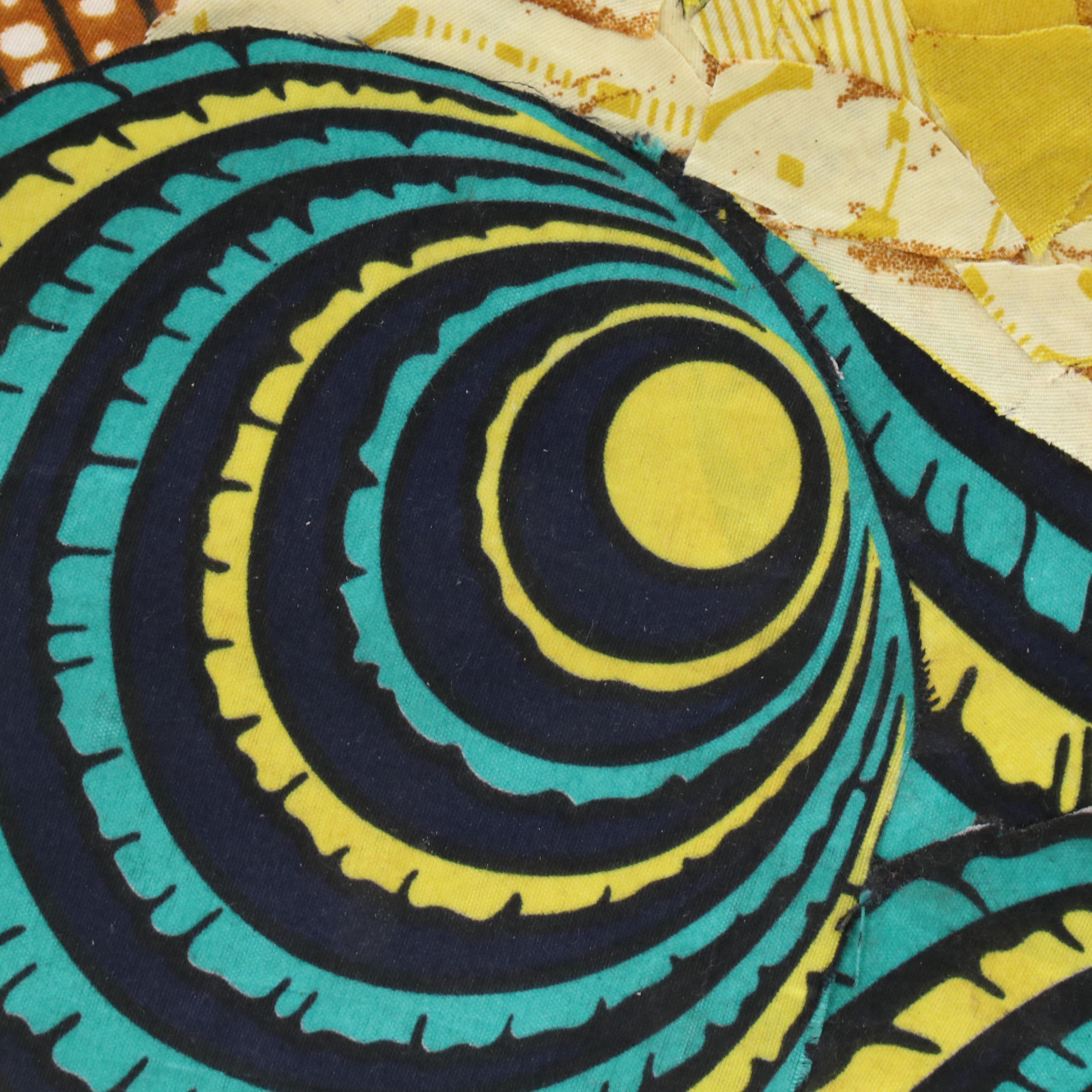 Stylized Collage Portrait "Beauty," 2023