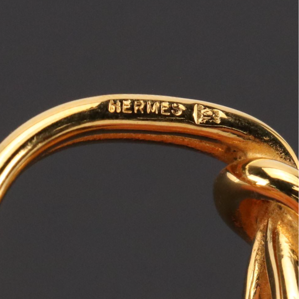 Hermès Atame Scarf Ring with Gift Box