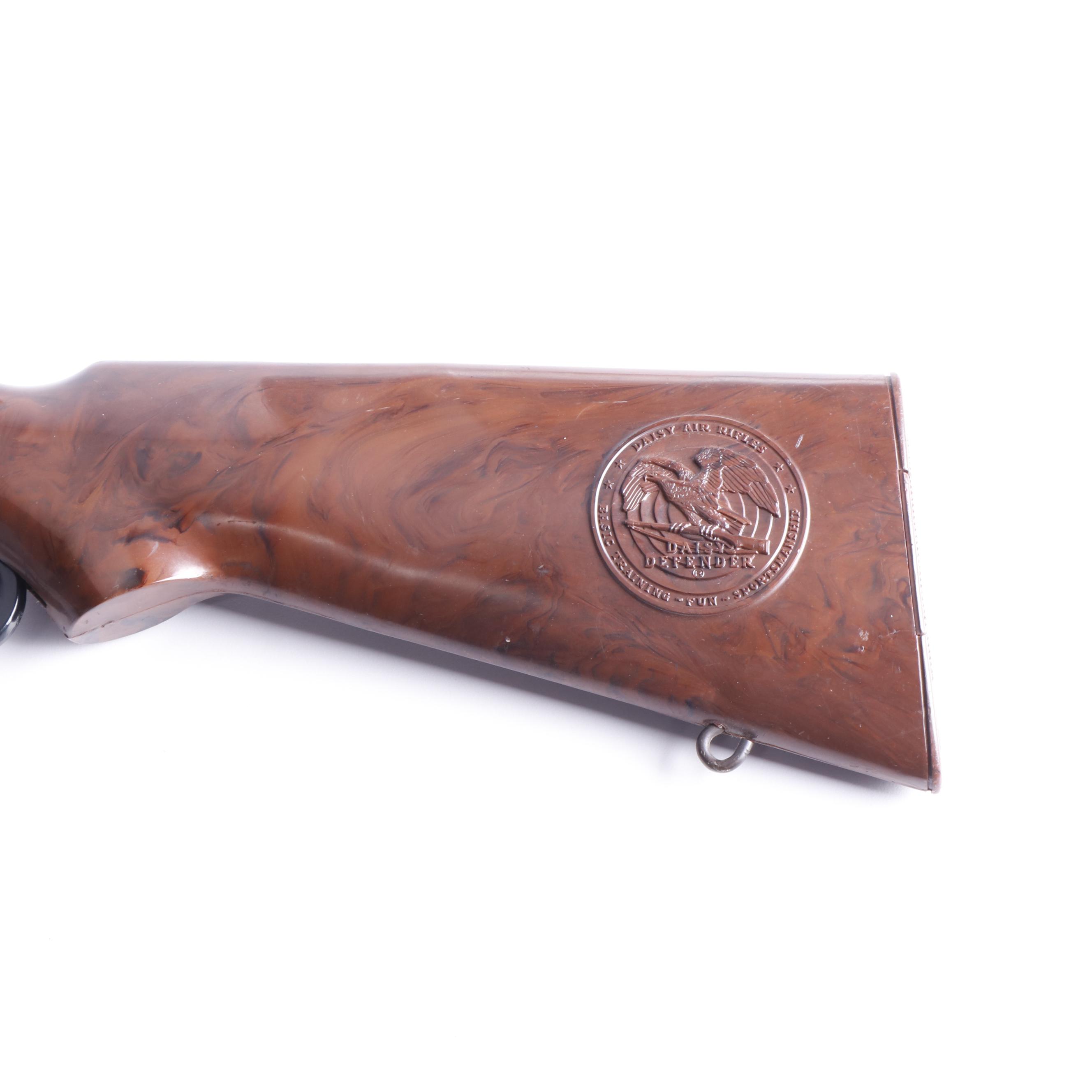 Two Crosman Air Pistols and a Vintage Daisy Defender Model 141