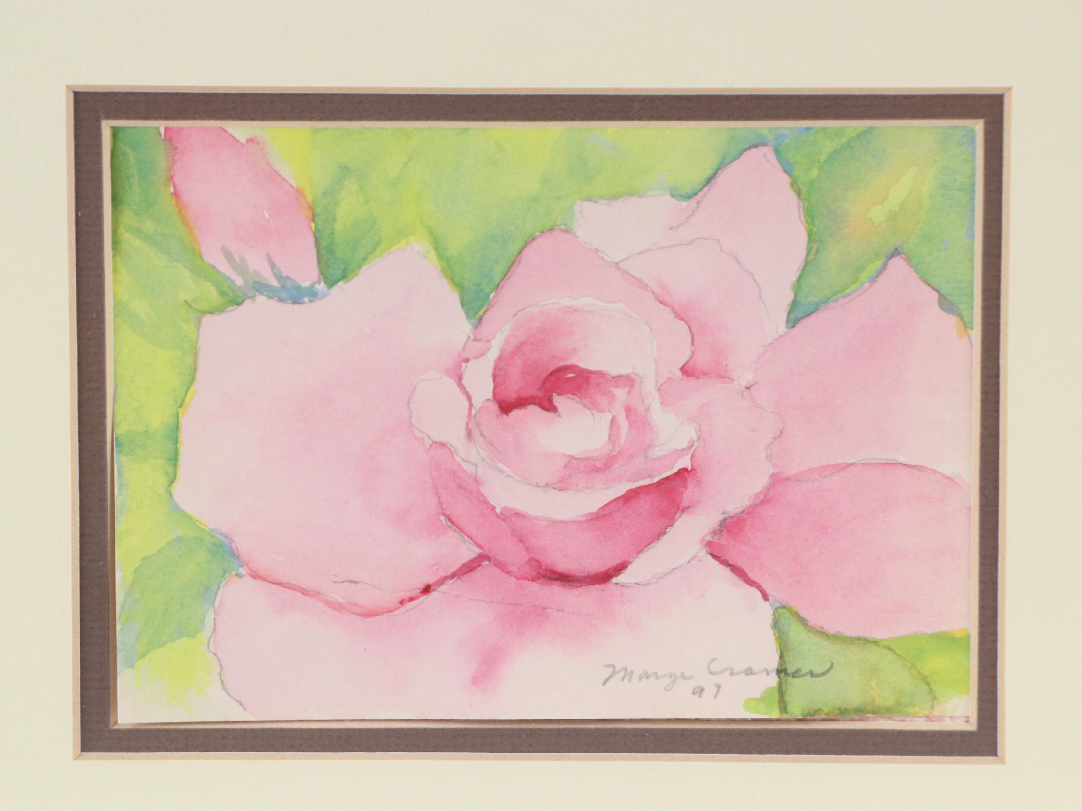 Marge Cramer Floral Watercolor Montage, 1997