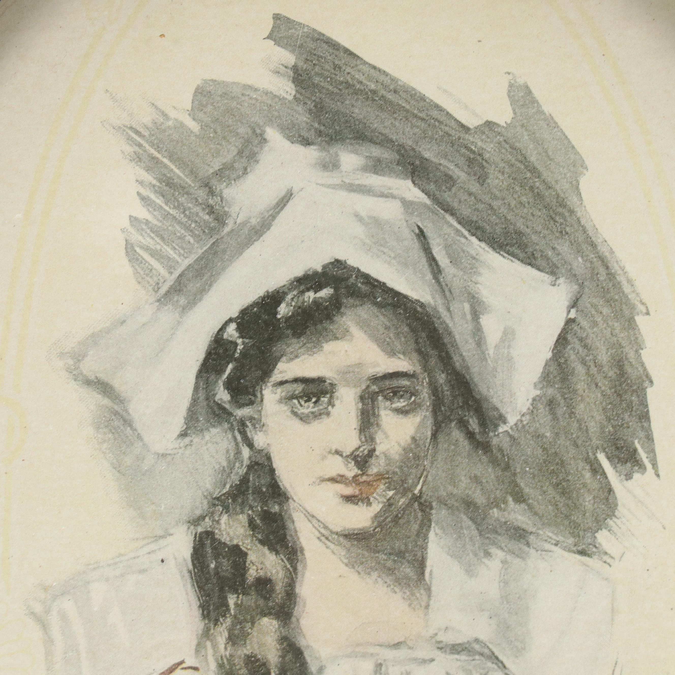 Offset Lithographs of Fashion Advertisements, Early 20th Century