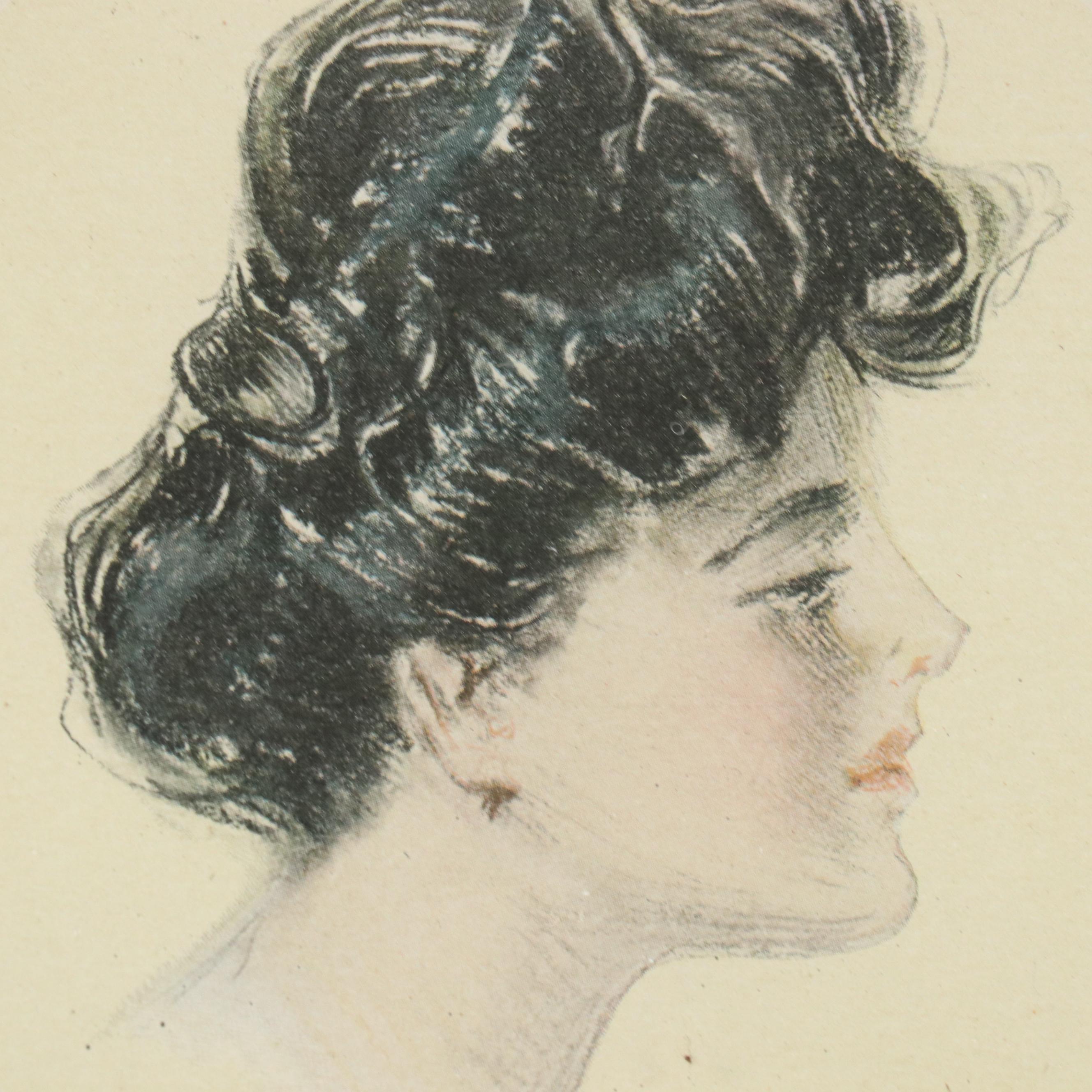 Offset Lithographs of Fashion Advertisements, Early 20th Century