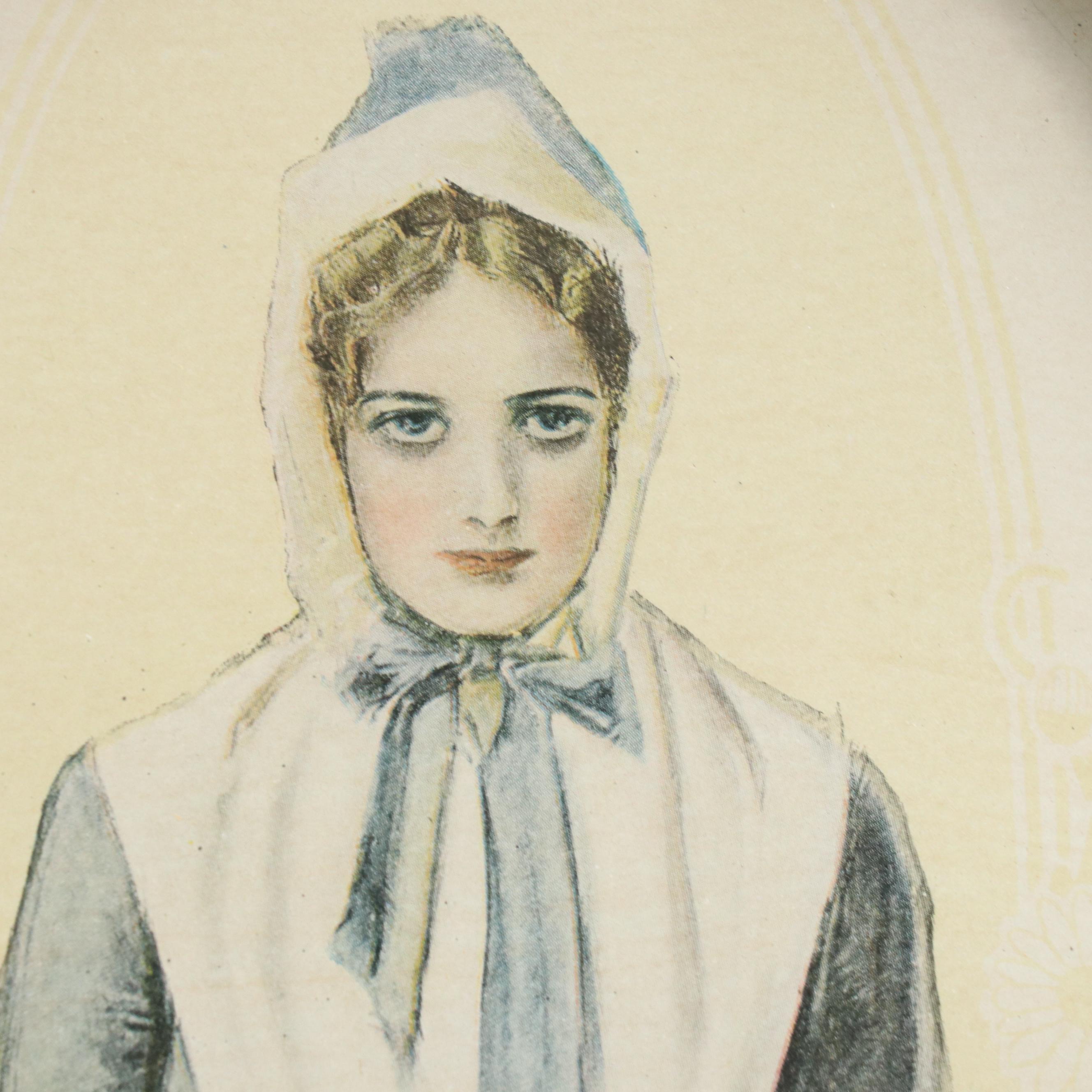 Offset Lithographs of Fashion Advertisements, Early 20th Century