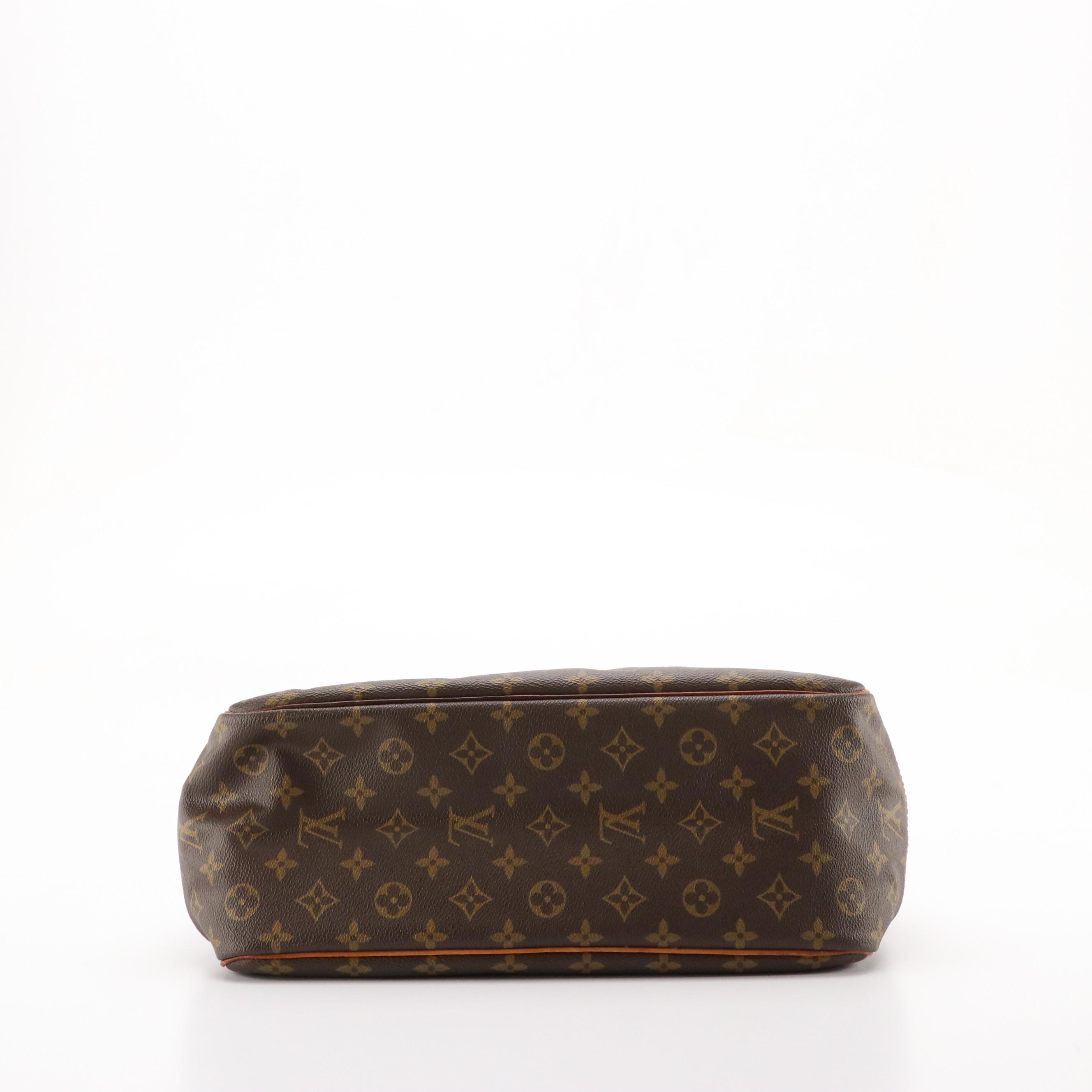 Louis Vuitton Deauville Handbag in Monogram Canvas and Vachetta Leather