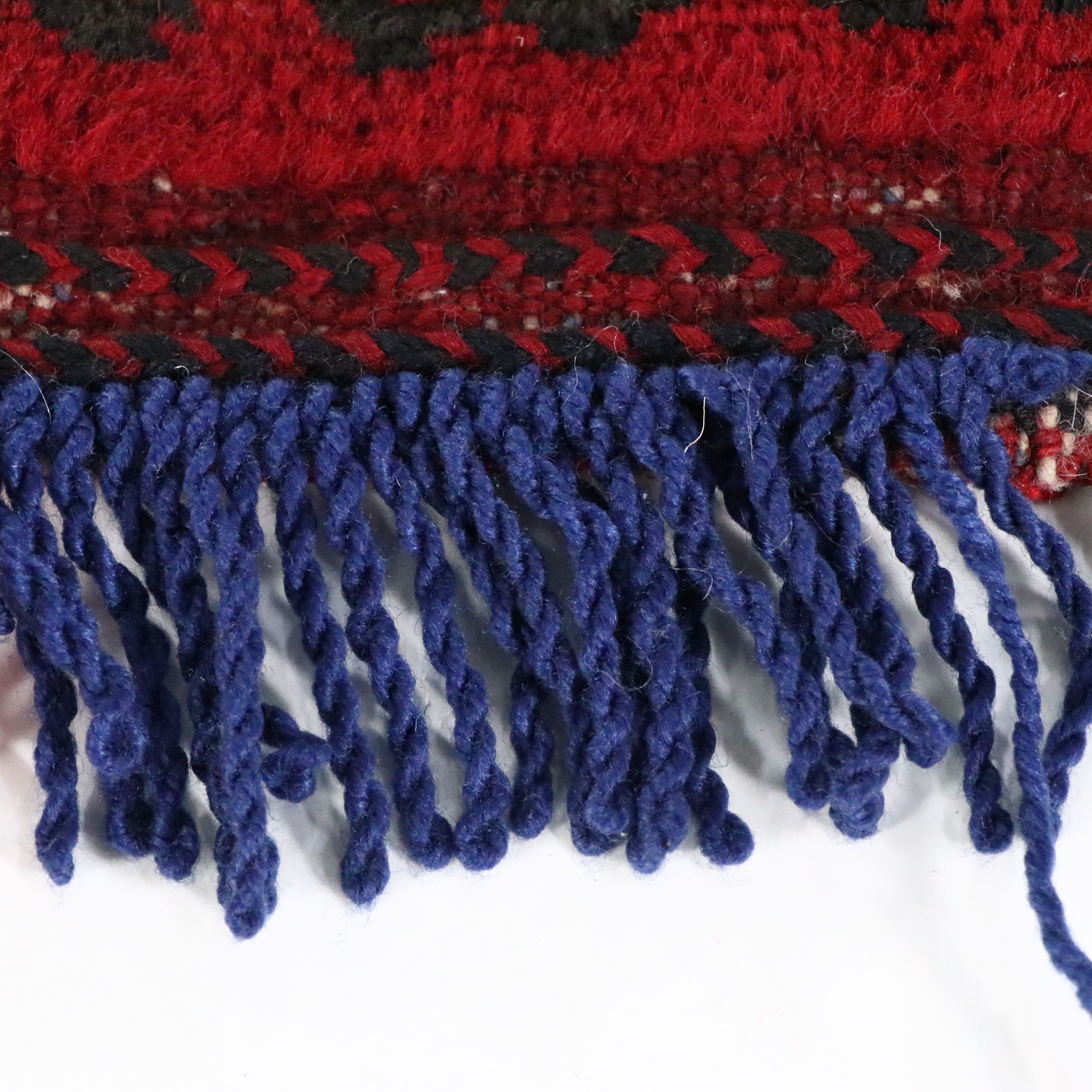 Handmade Afghan Mixed Technique Saddle or Storage Bag