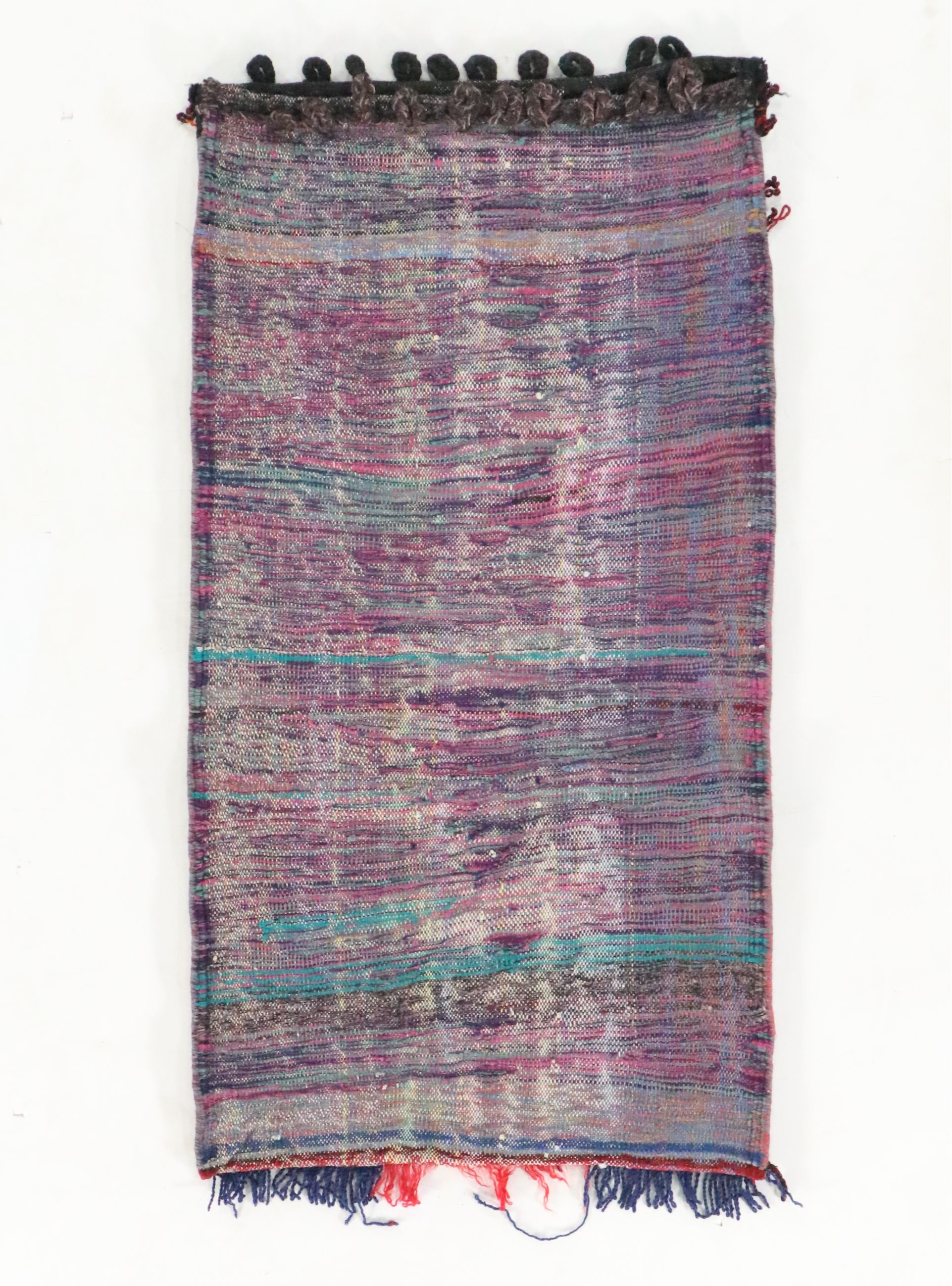 Handmade Afghan Mixed Technique Saddle or Storage Bag