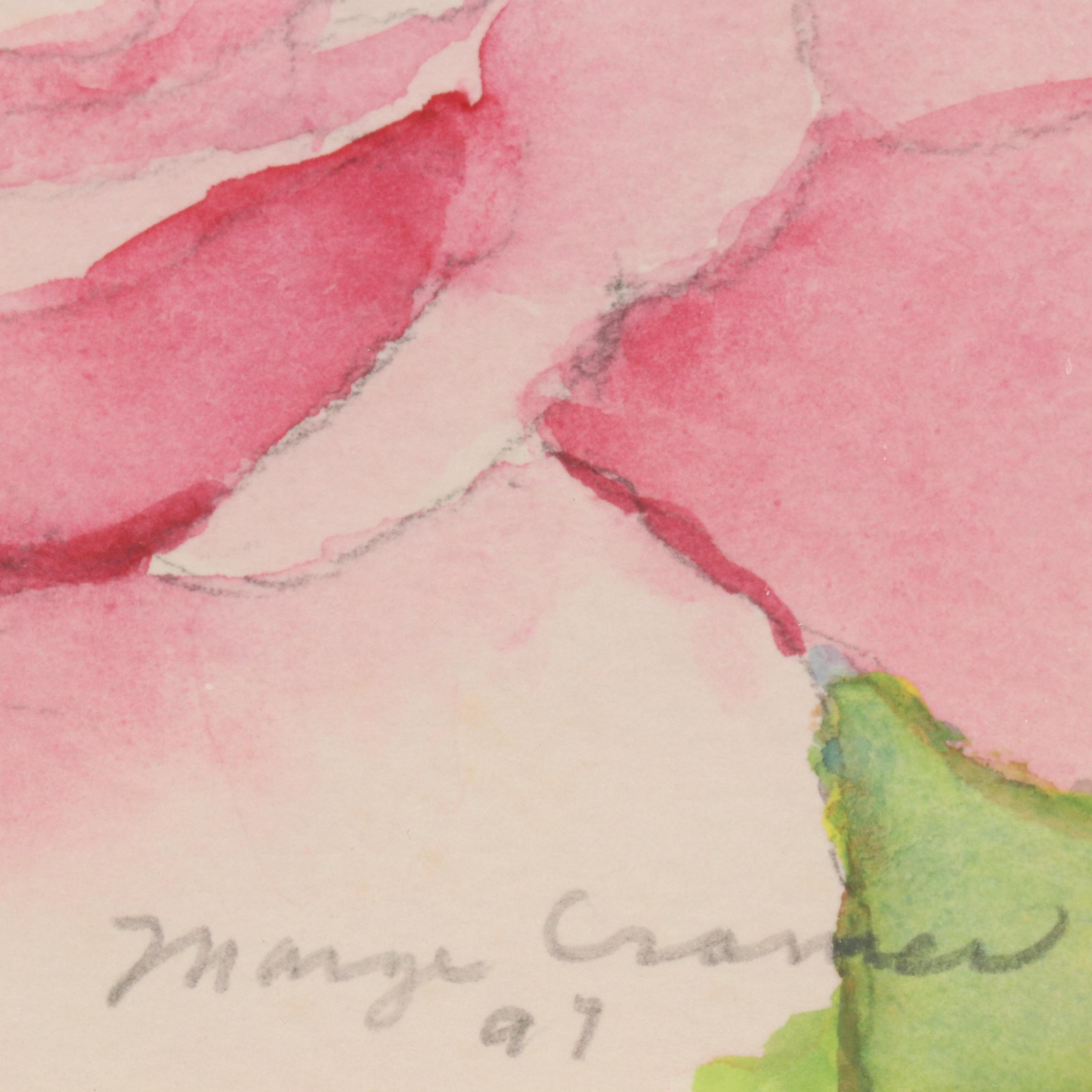 Marge Cramer Floral Watercolor Montage, 1997