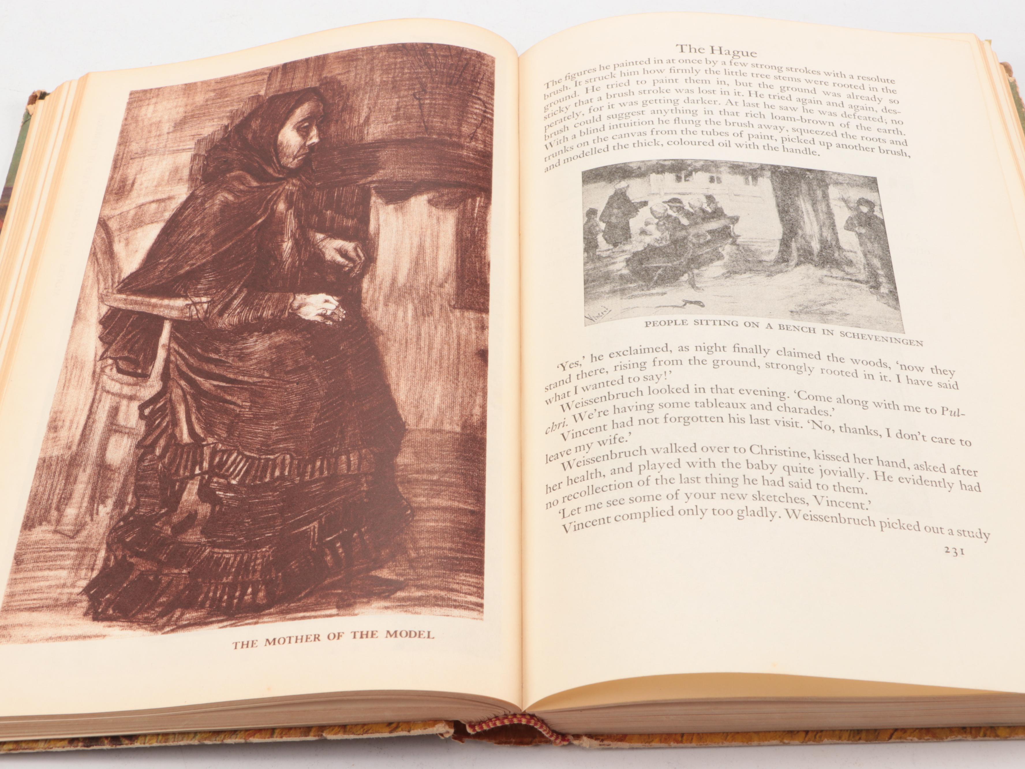 Illustrated "Lust for Life: A Novel of Vincent van Gogh" by Irving Stone, 1953