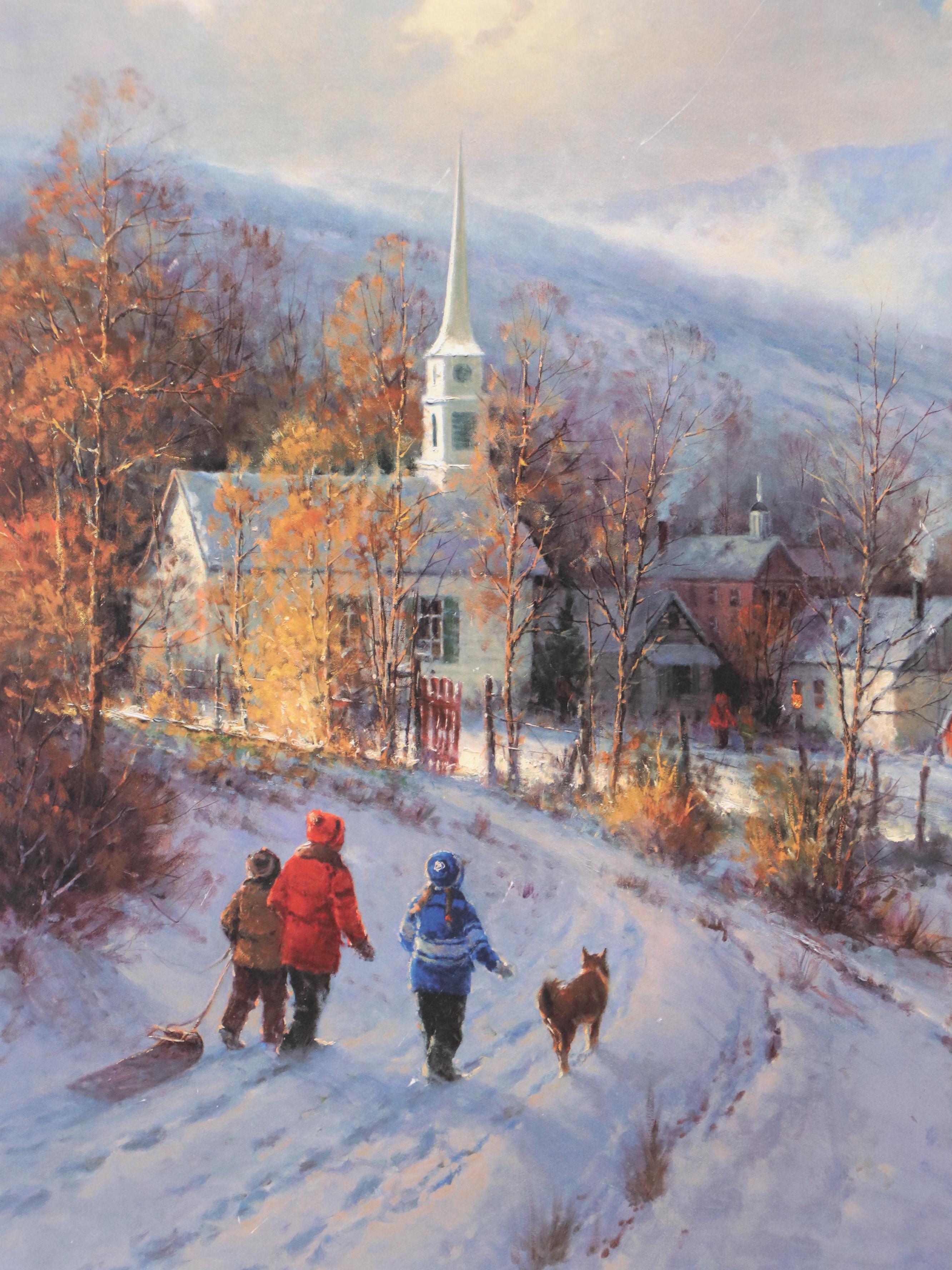 Focus on the Family Offset Lithograph After G. Harvey "A Time of Grace," 1997