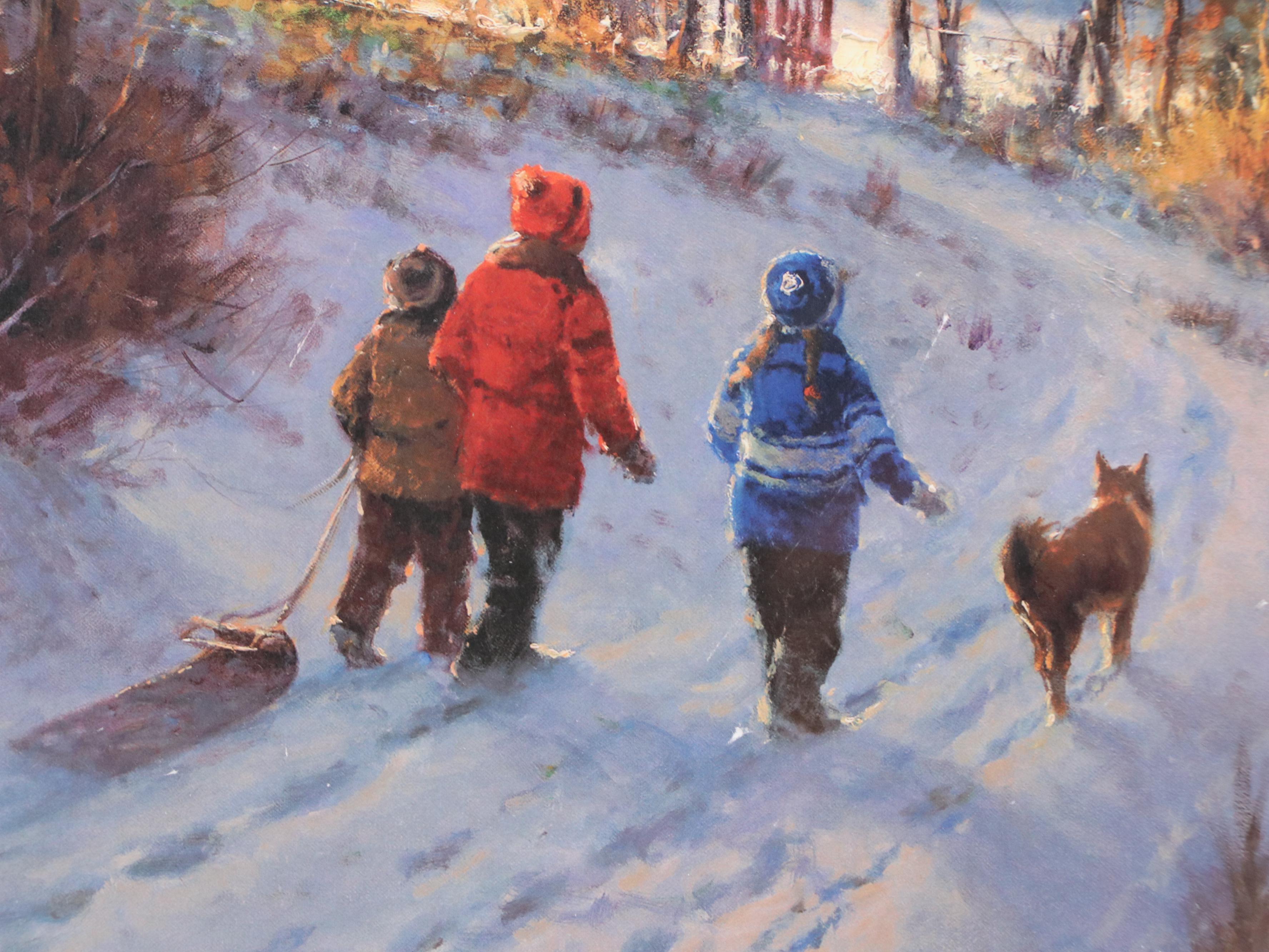 Focus on the Family Offset Lithograph After G. Harvey "A Time of Grace," 1997