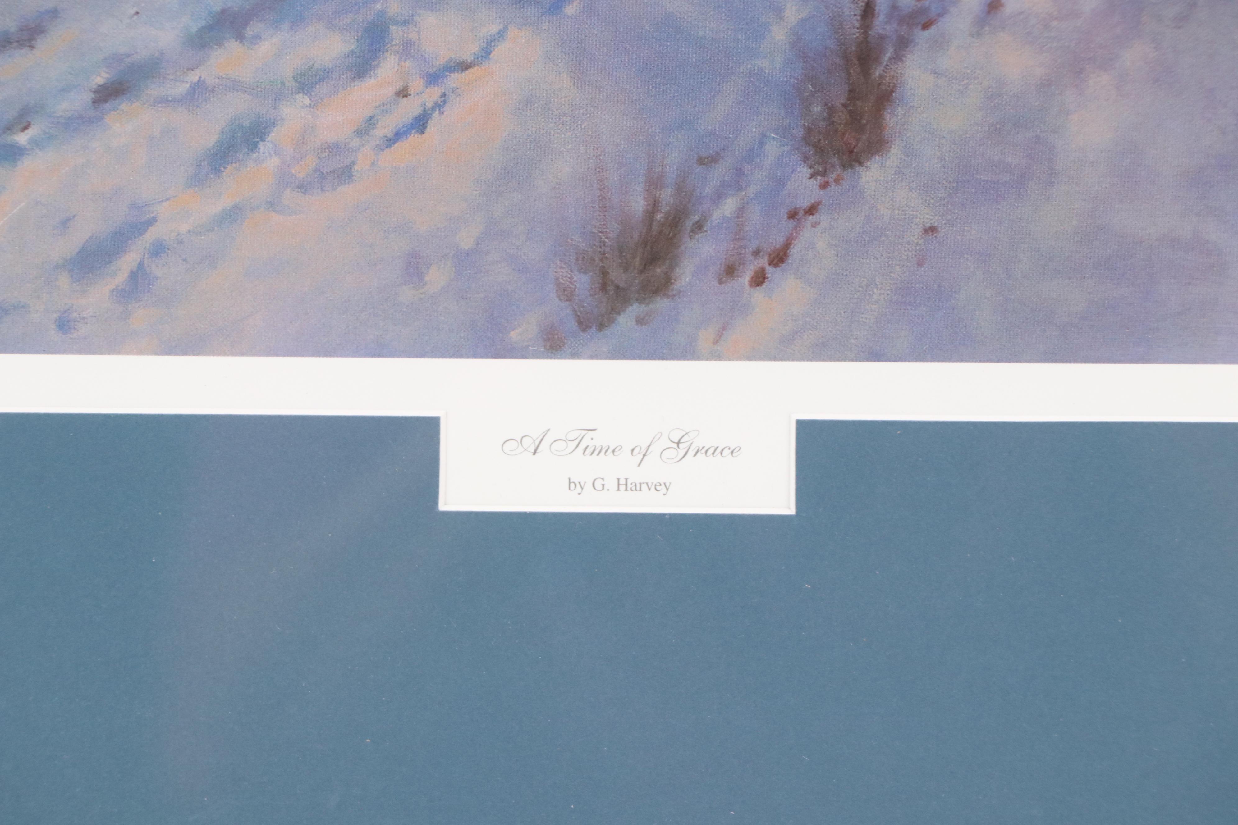 Focus on the Family Offset Lithograph After G. Harvey "A Time of Grace," 1997