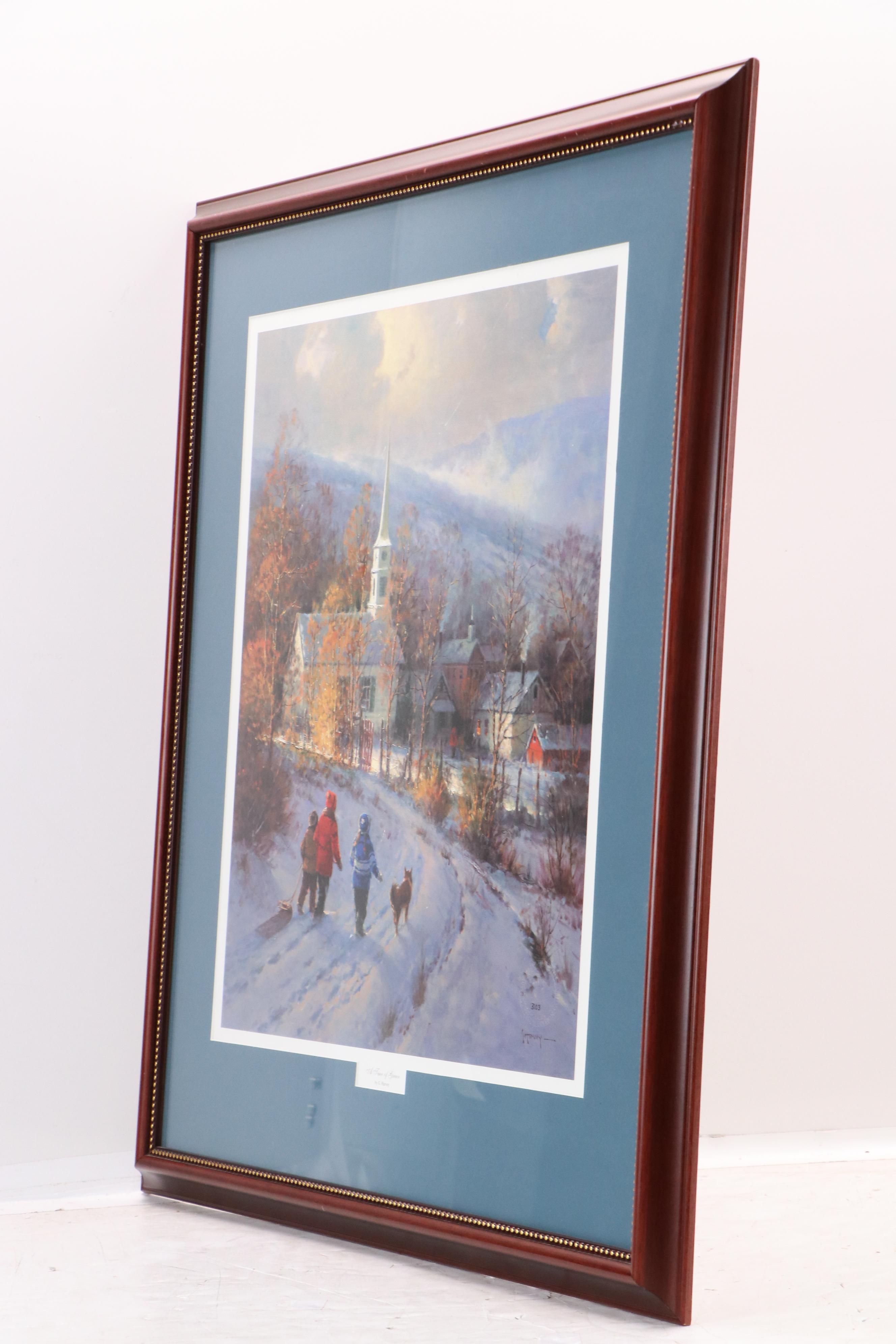 Focus on the Family Offset Lithograph After G. Harvey "A Time of Grace," 1997