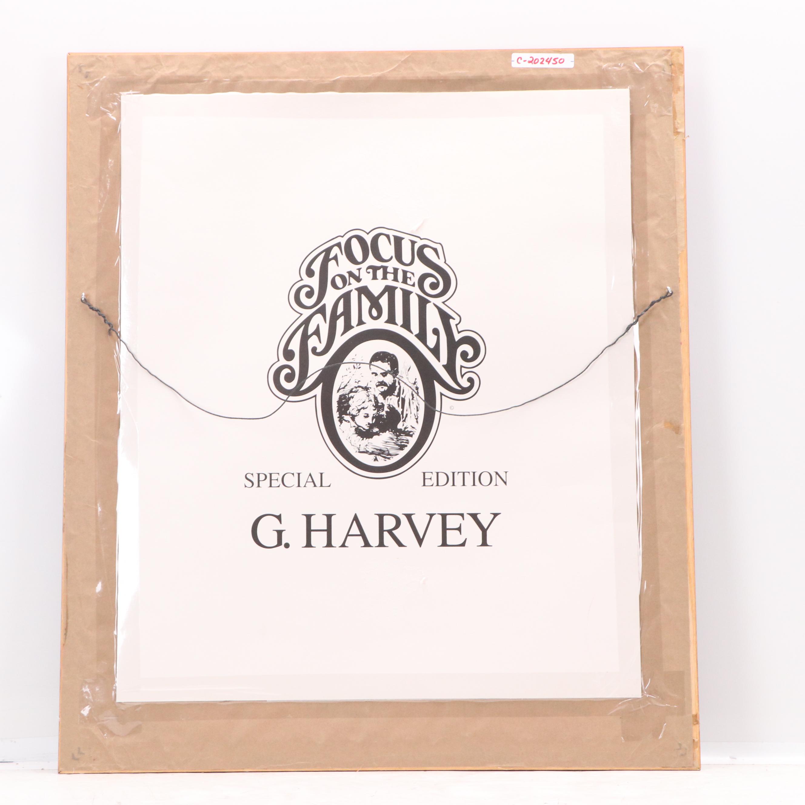 Focus on the Family Offset Lithograph After G. Harvey "A Time of Grace," 1997