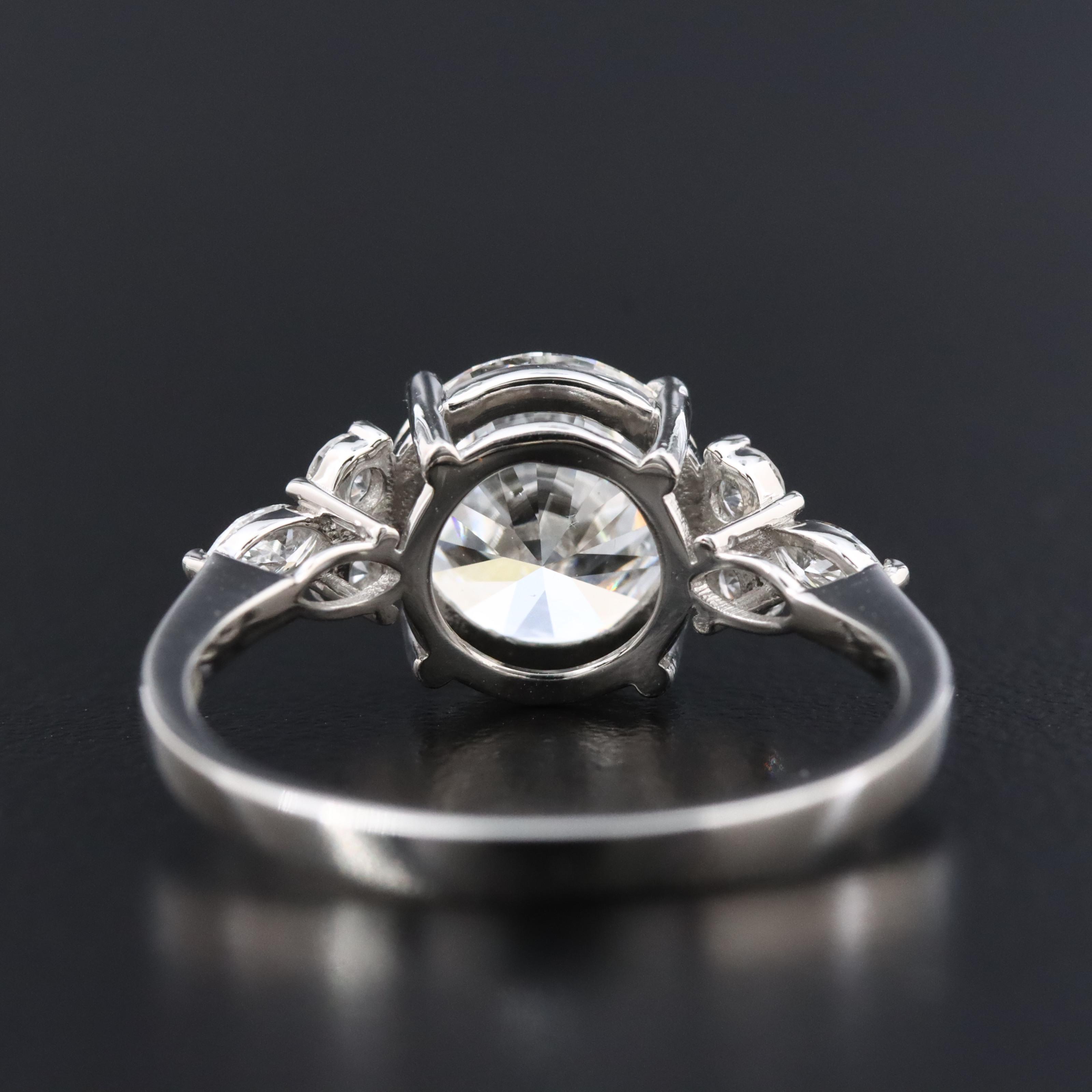 Platinum 2.39 CTW Lab Grown Diamond Ring with IGI Report