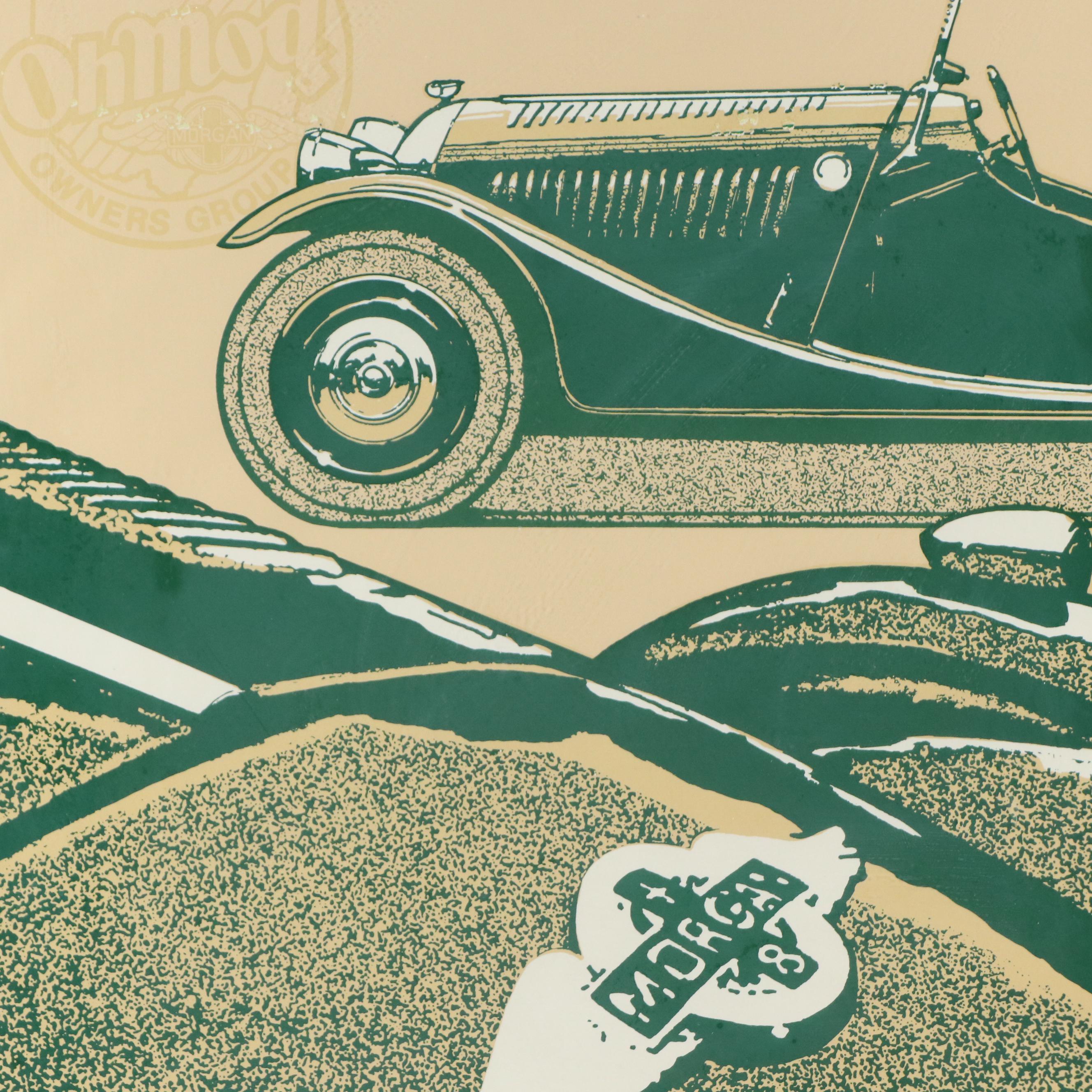 Ohio Morgan Owner's Group Serigraph Designed by R. Cox, 1986