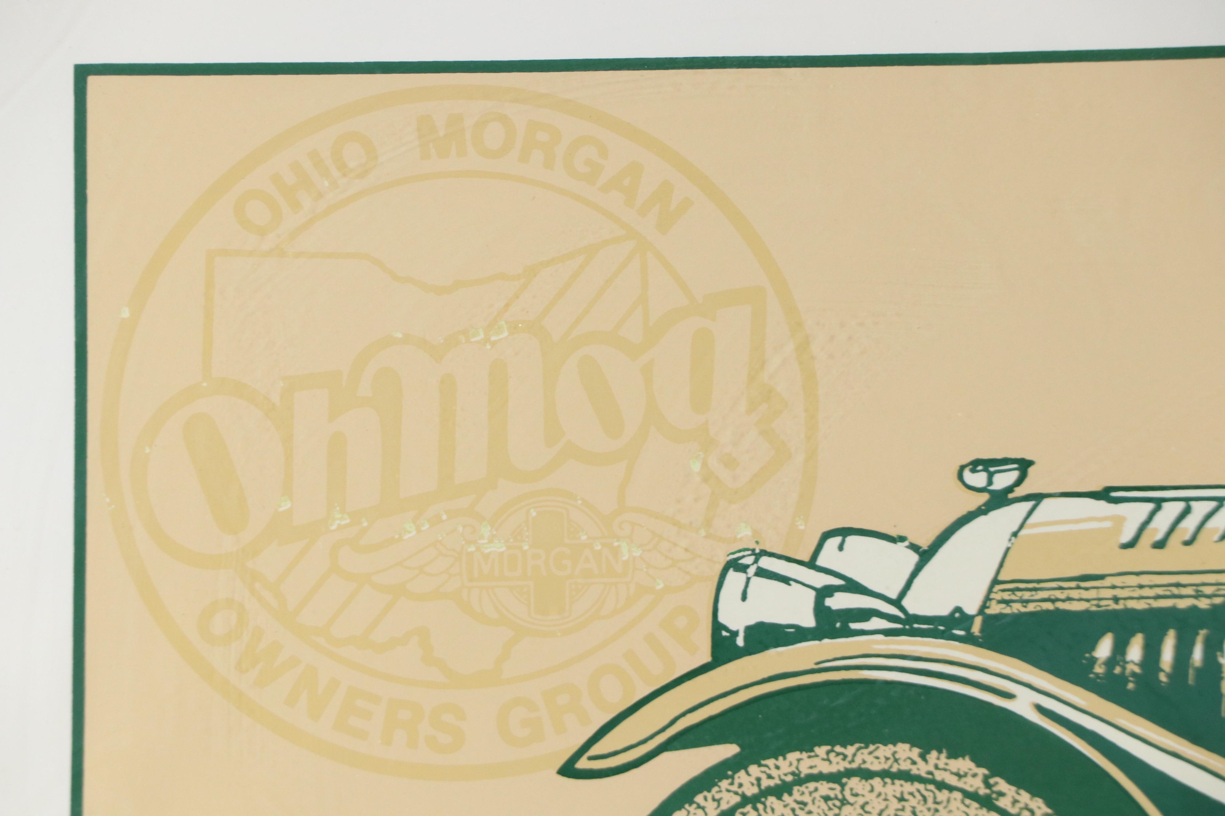 Ohio Morgan Owner's Group Serigraph Designed by R. Cox, 1986