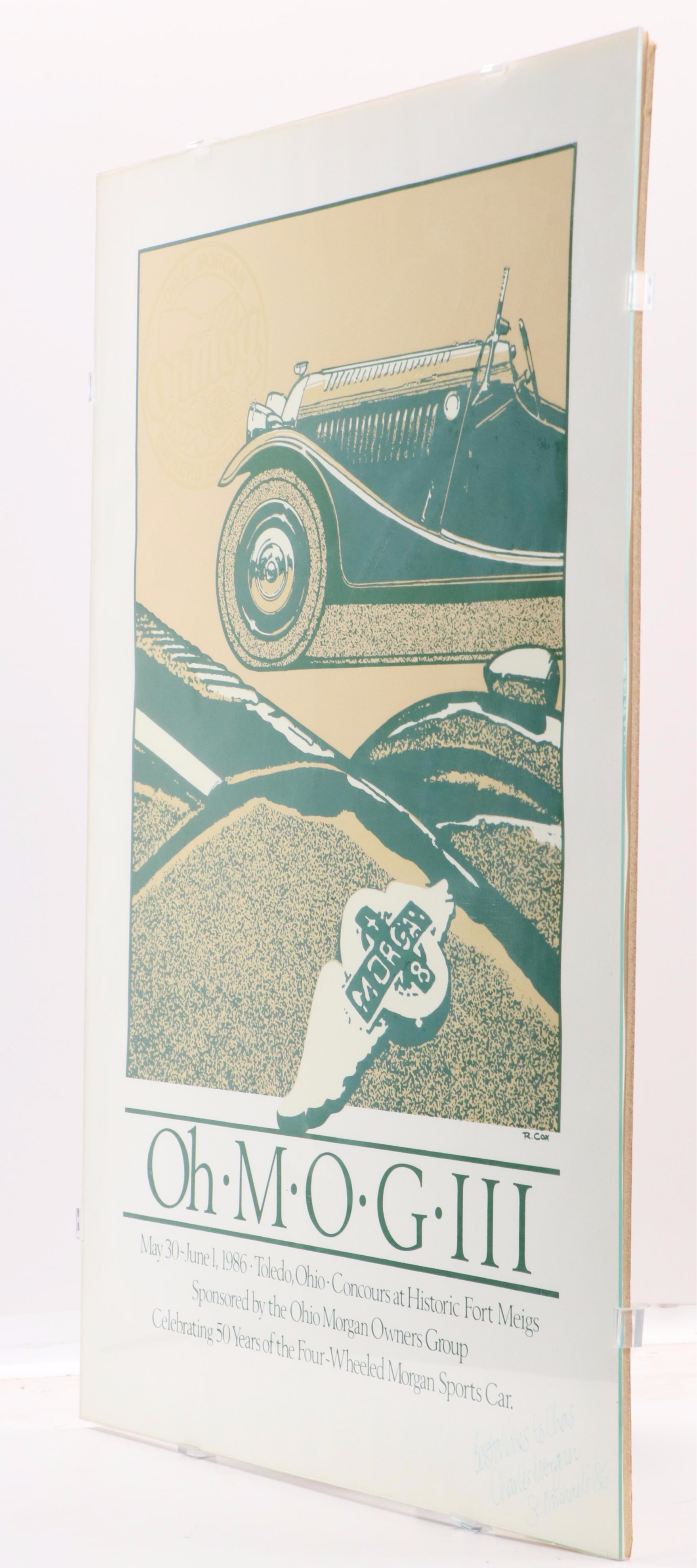 Ohio Morgan Owner's Group Serigraph Designed by R. Cox, 1986
