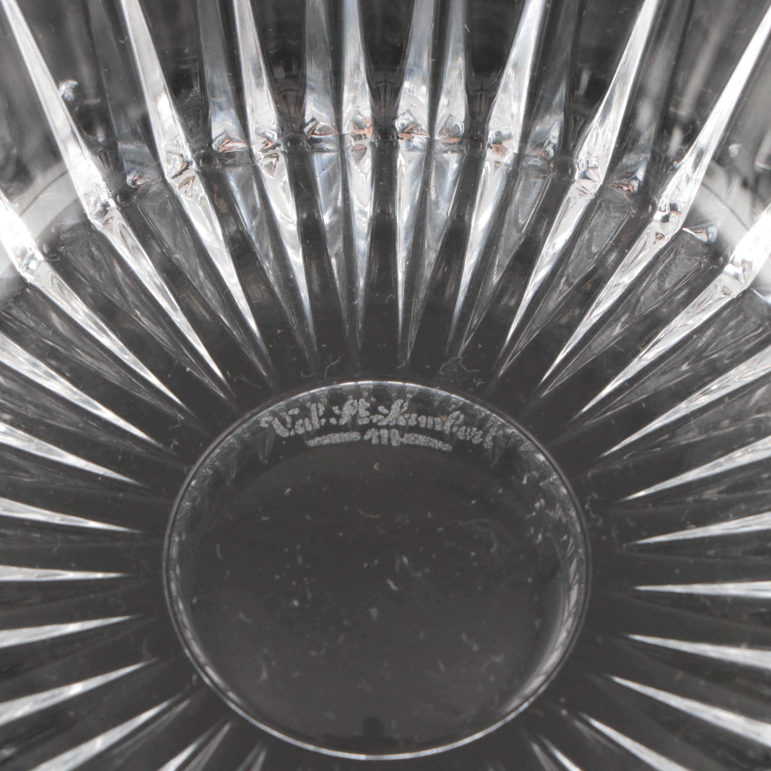 Val St. Lambert "Brussels" and Other Table and Serving Pieces