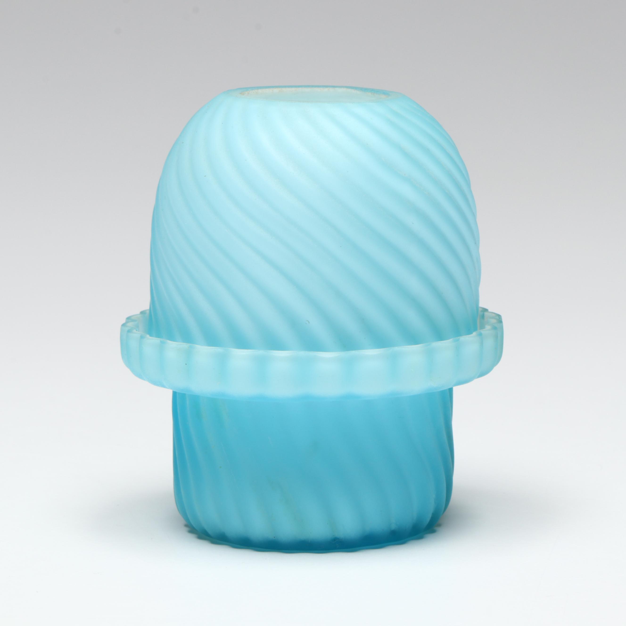 Fenton Hand-Painted Nativity, Samuel Clarke and Other Glass Fairy Lamp