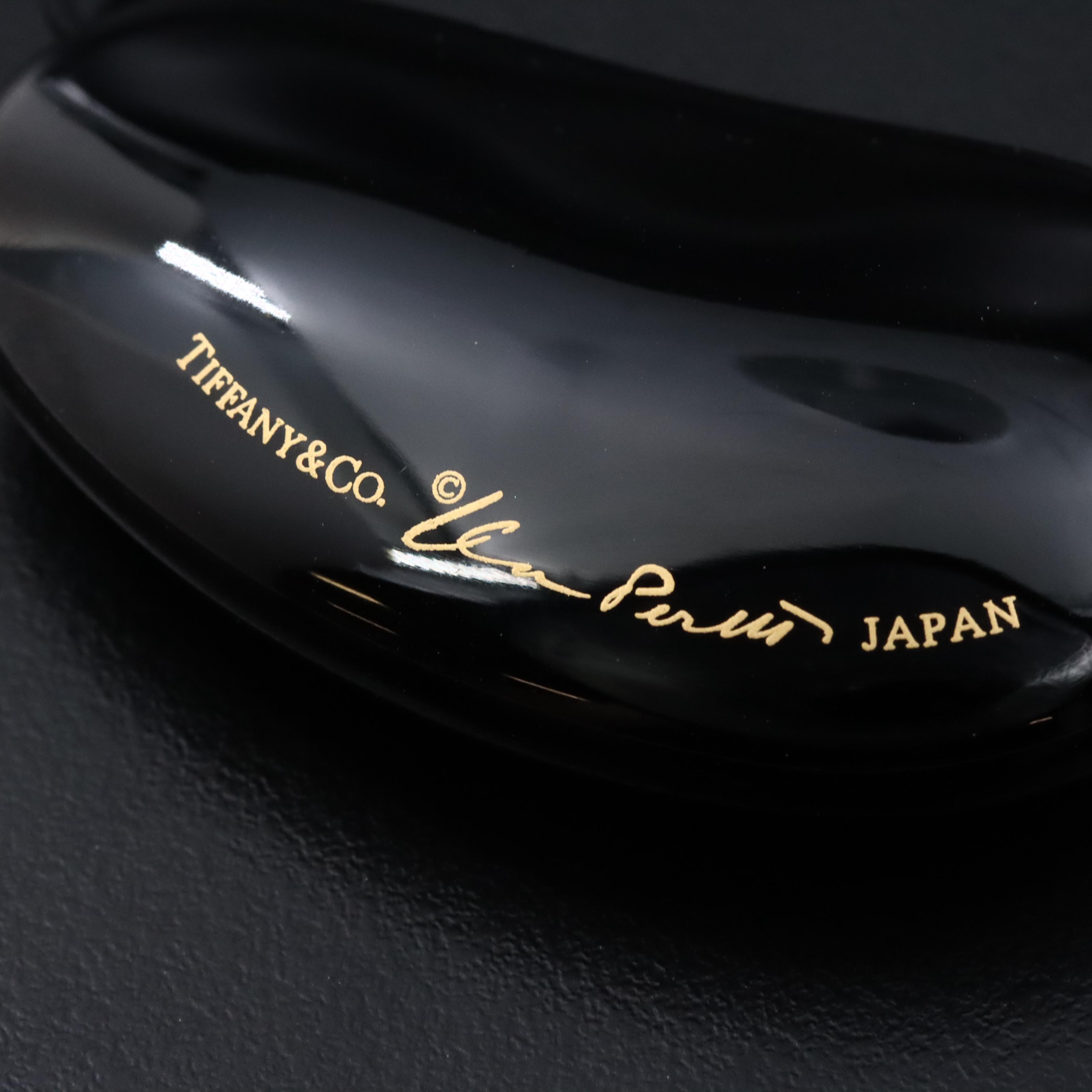 Elsa Peretti for Tiffany & Co. Bean Pendant on a Silk Cord