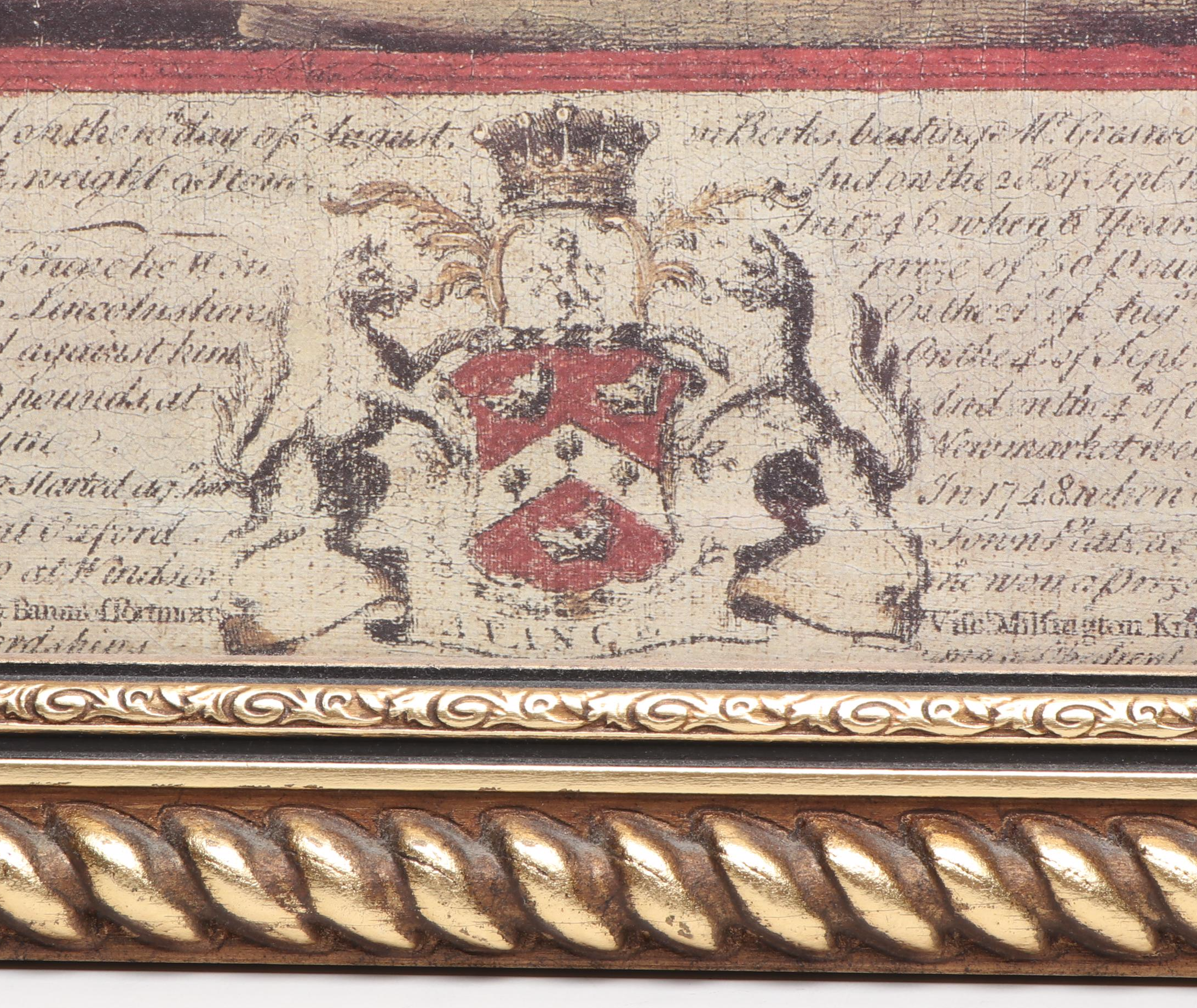 The Bombay Company "Black Horse" and "Roan Horse" Framed Lithographs