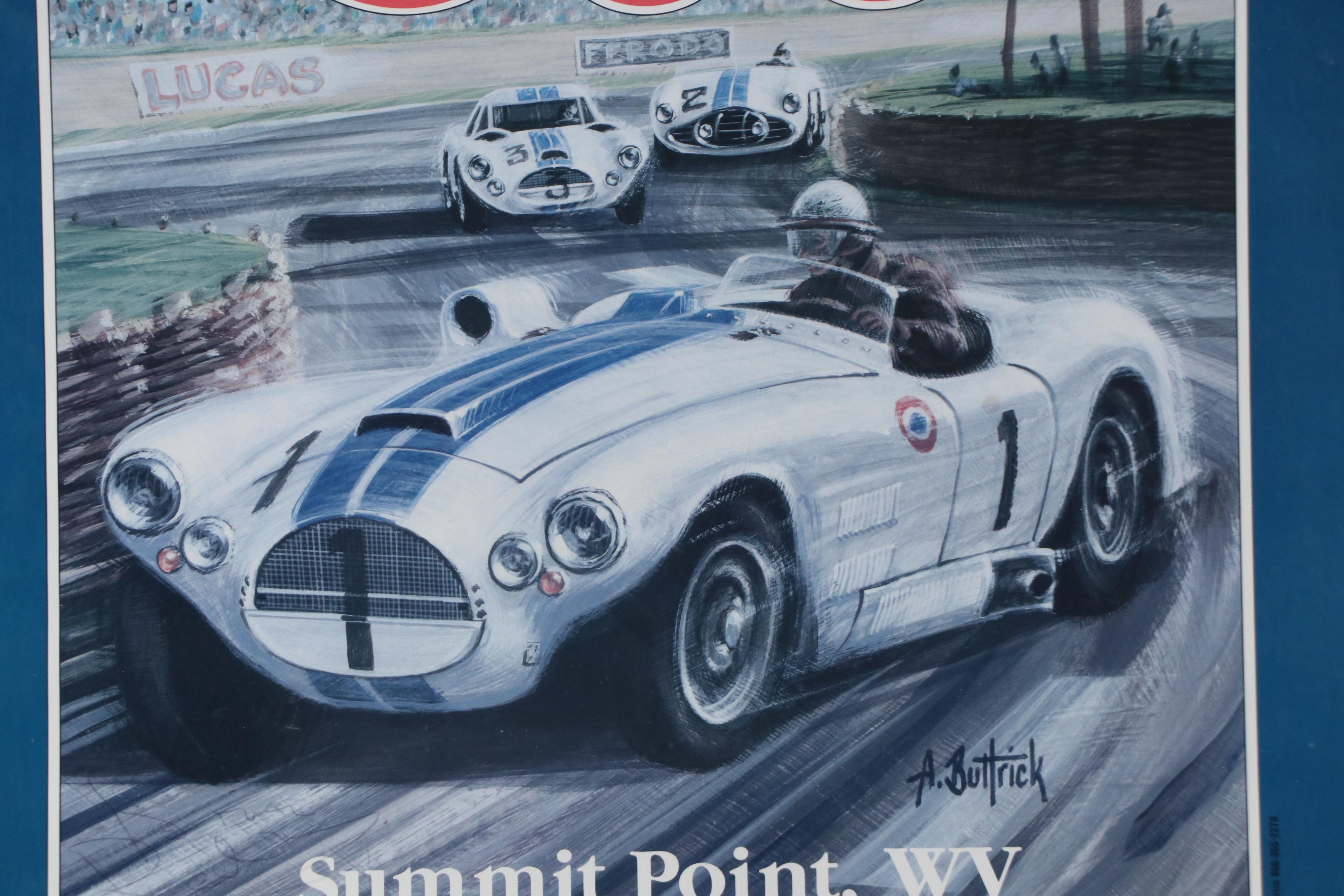 Jefferson 500 Offset Lithograph After A. Buttrick with Event Ticket, 1996