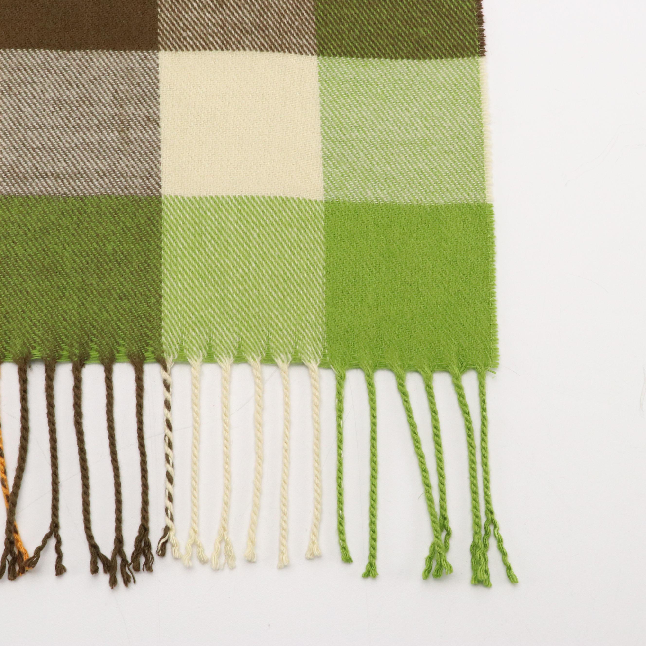 Vintage Maxim Mink Fur Cap, Eribe Lambswool, Other Plaid Cashmere Scarf & More