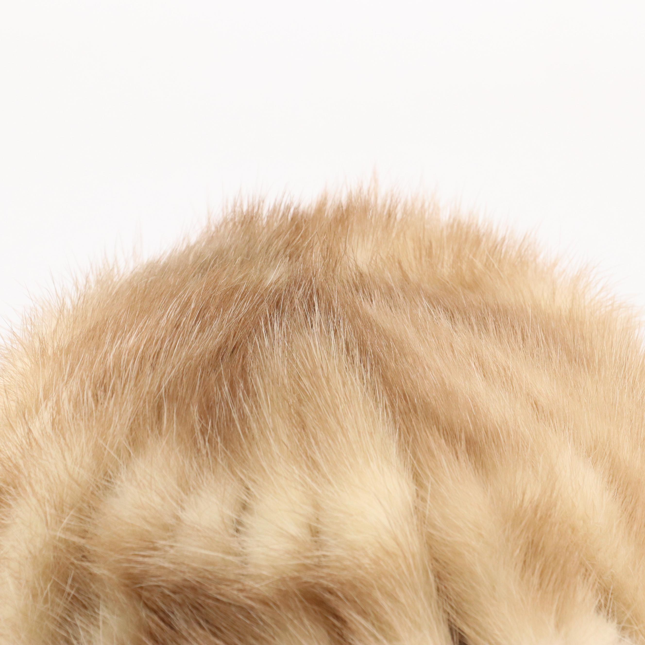 Vintage Maxim Mink Fur Cap, Eribe Lambswool, Other Plaid Cashmere Scarf & More