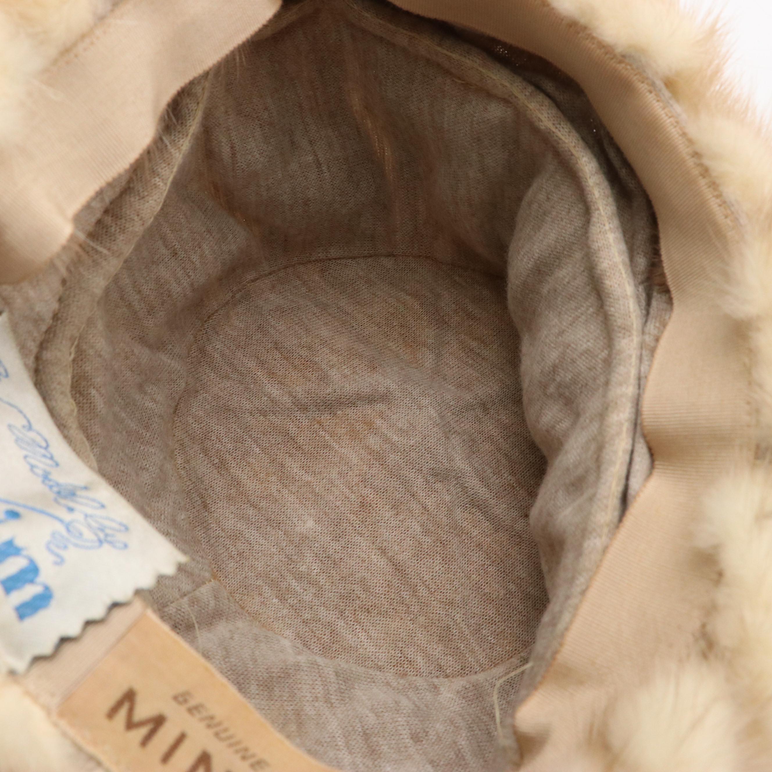 Vintage Maxim Mink Fur Cap, Eribe Lambswool, Other Plaid Cashmere Scarf & More