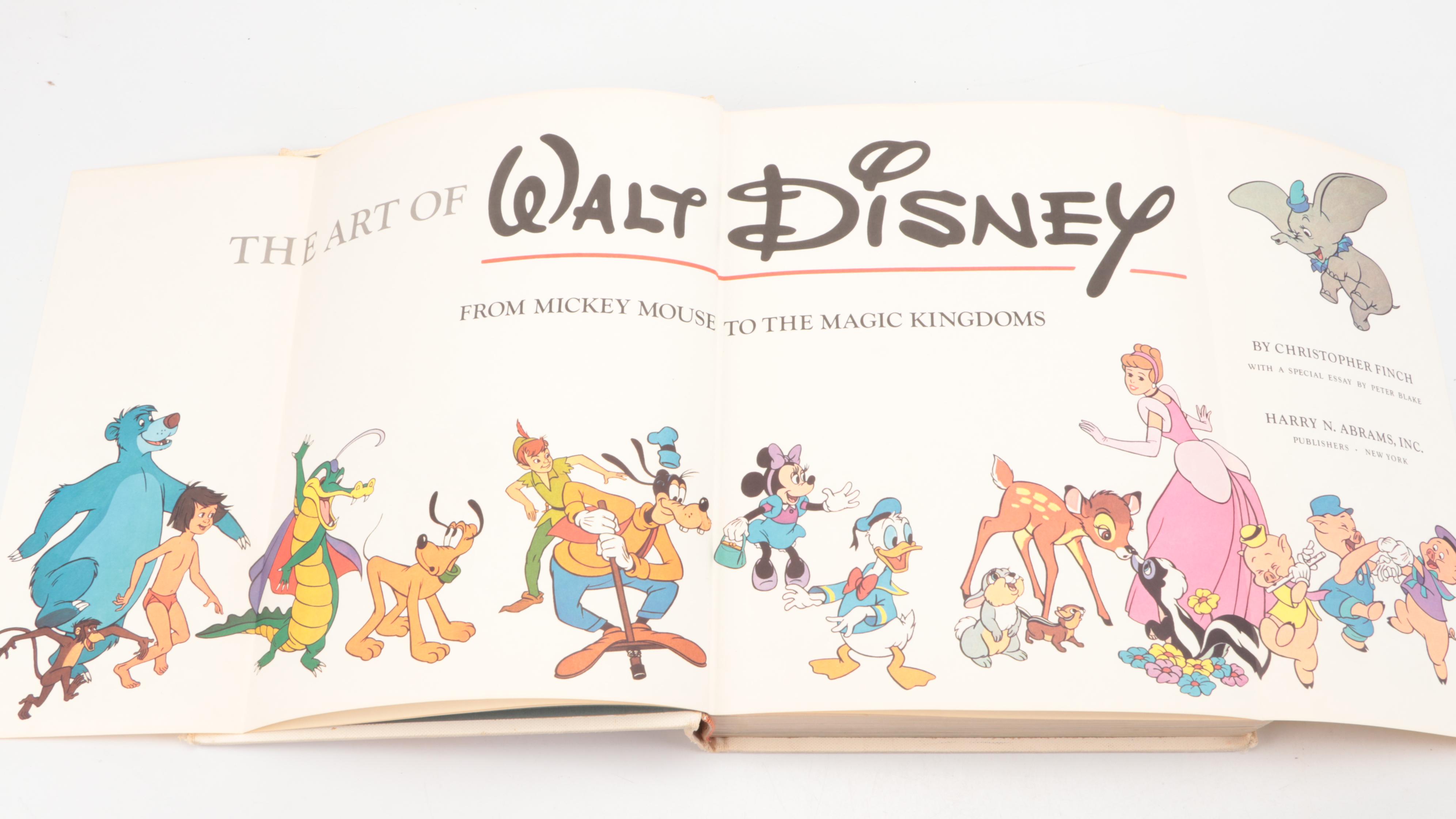 First Edition "The Art of Walt Disney" by Christopher Finch, 1973