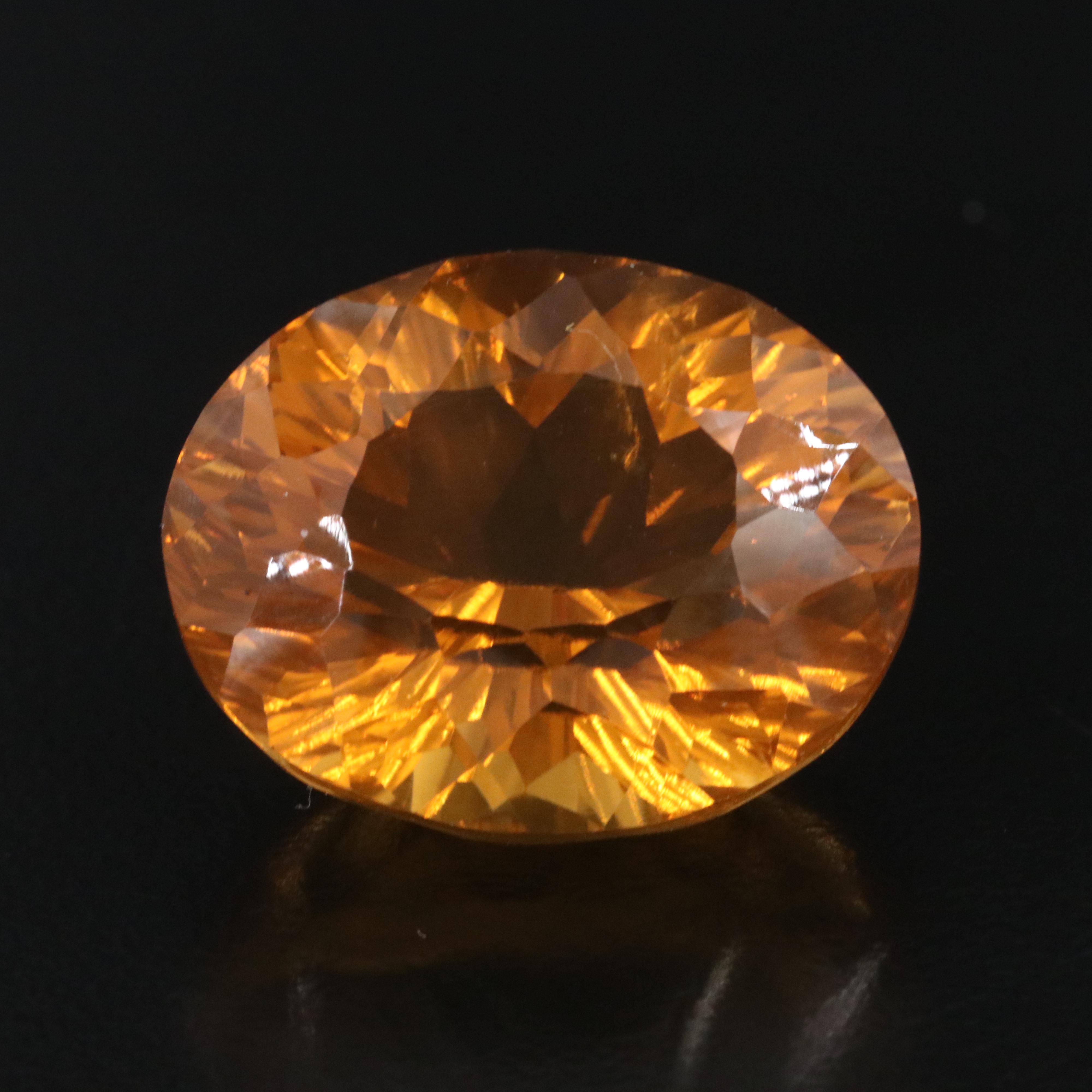 Loose 25.49 CT Citrine
