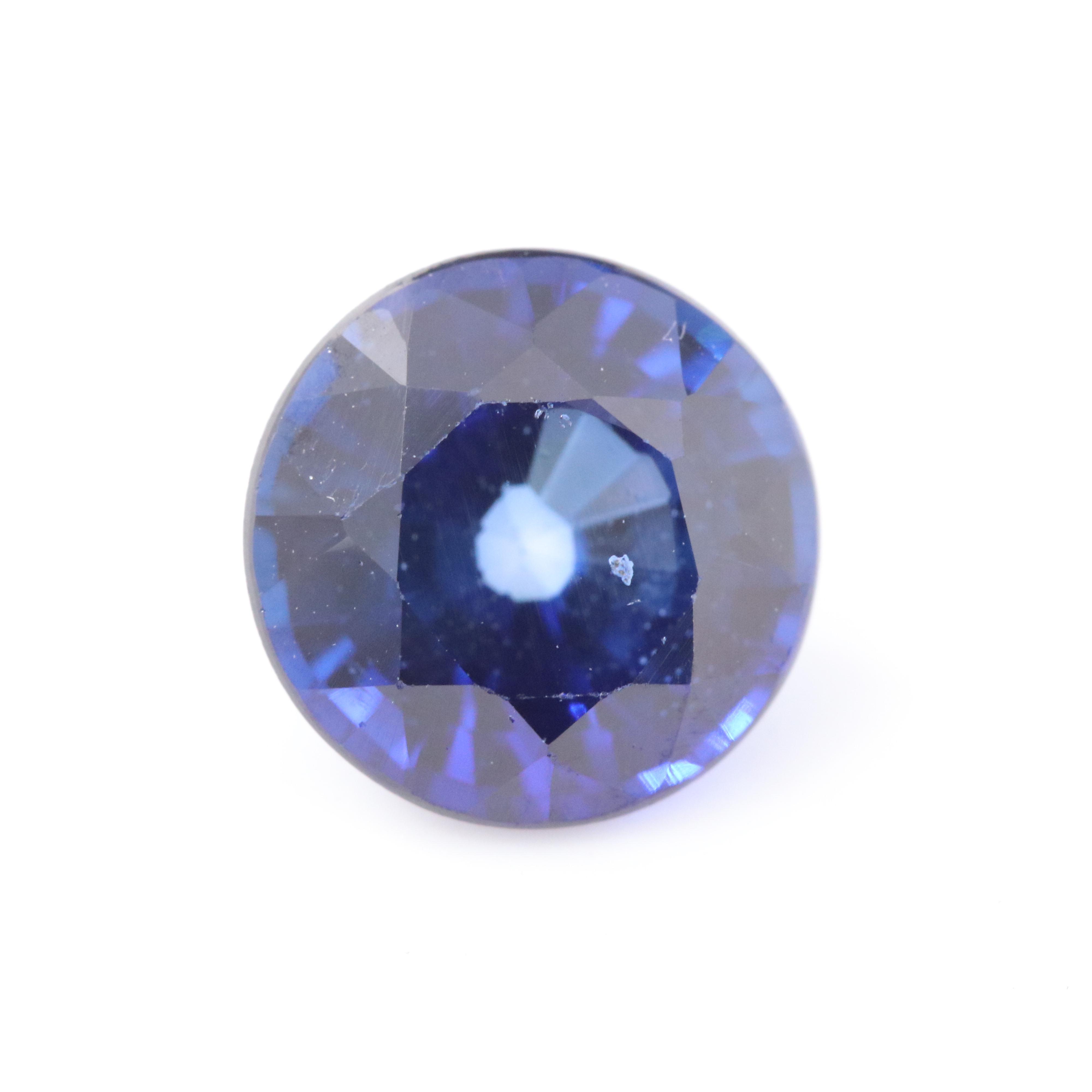 Loose 2.73 CT Lab Grown Sapphire