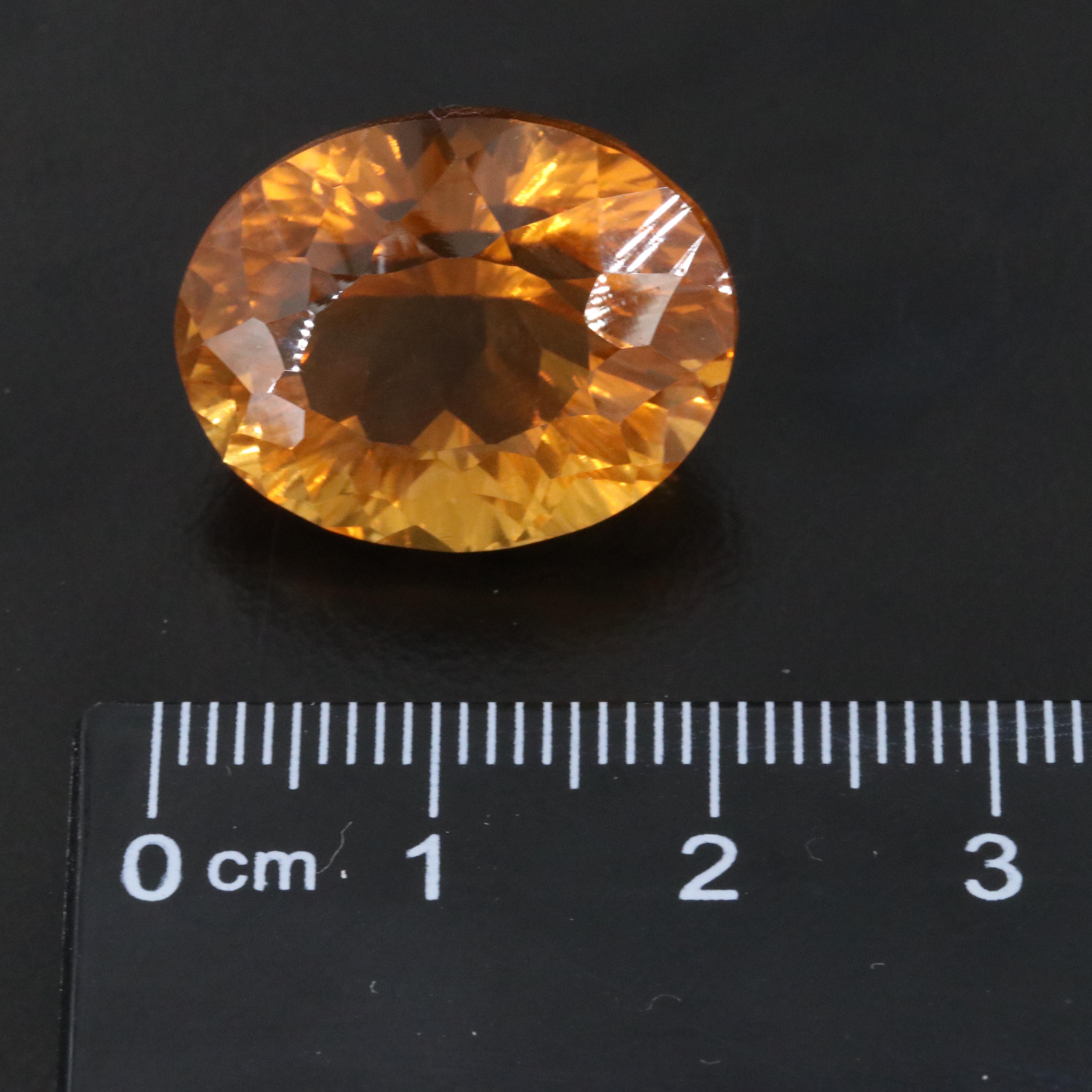 Loose 25.49 CT Citrine