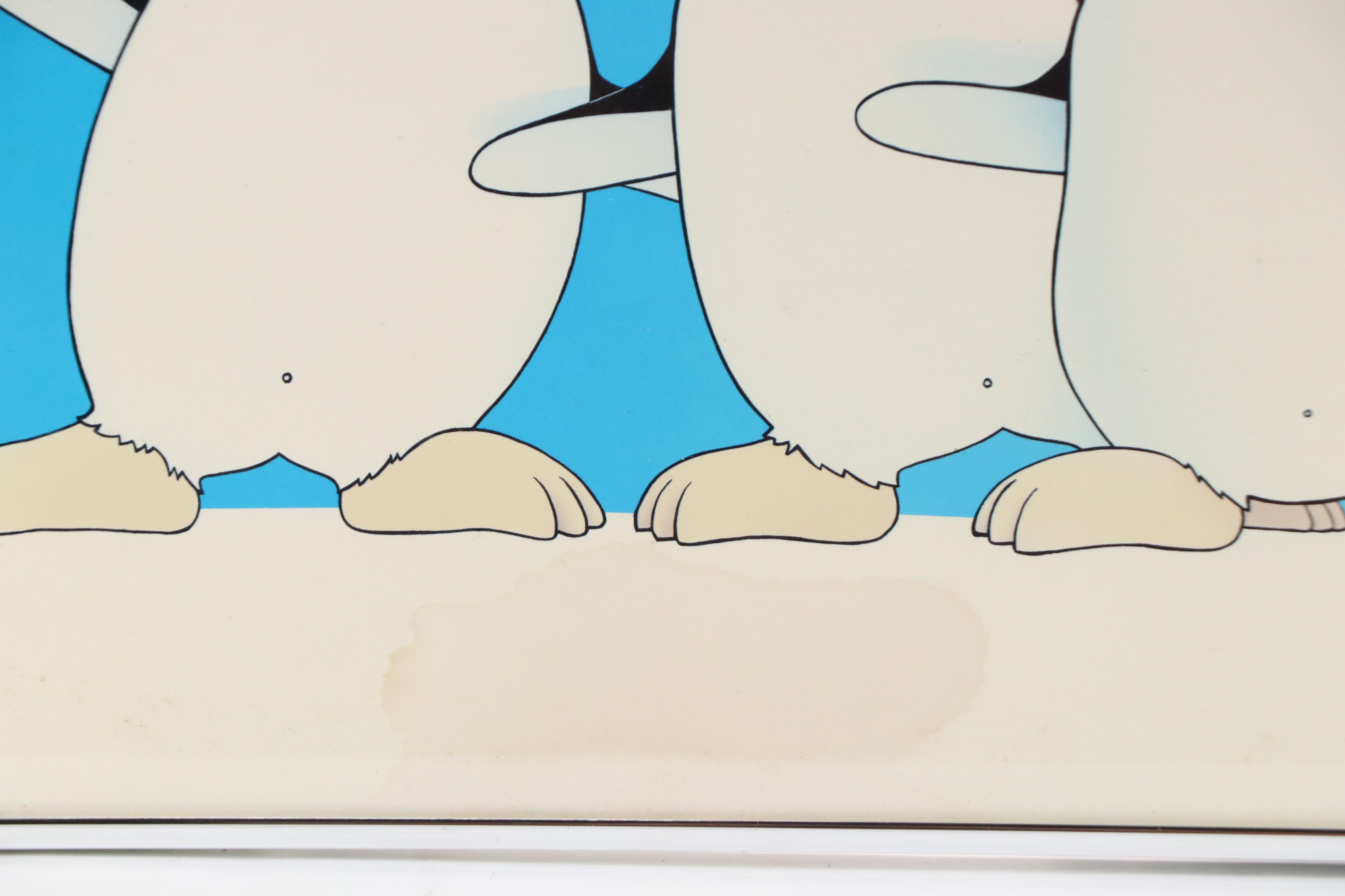 Offset Lithograph After Stewart Moskowitz "The Corporation," Late 20th Century